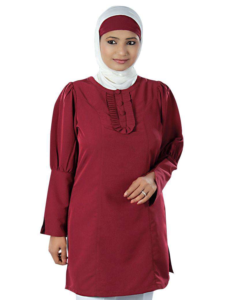 Halima Tunic Women's Flowy Boho Blouse - Loose Fit Casual Top for Summer, Beach, and Vacation Wear