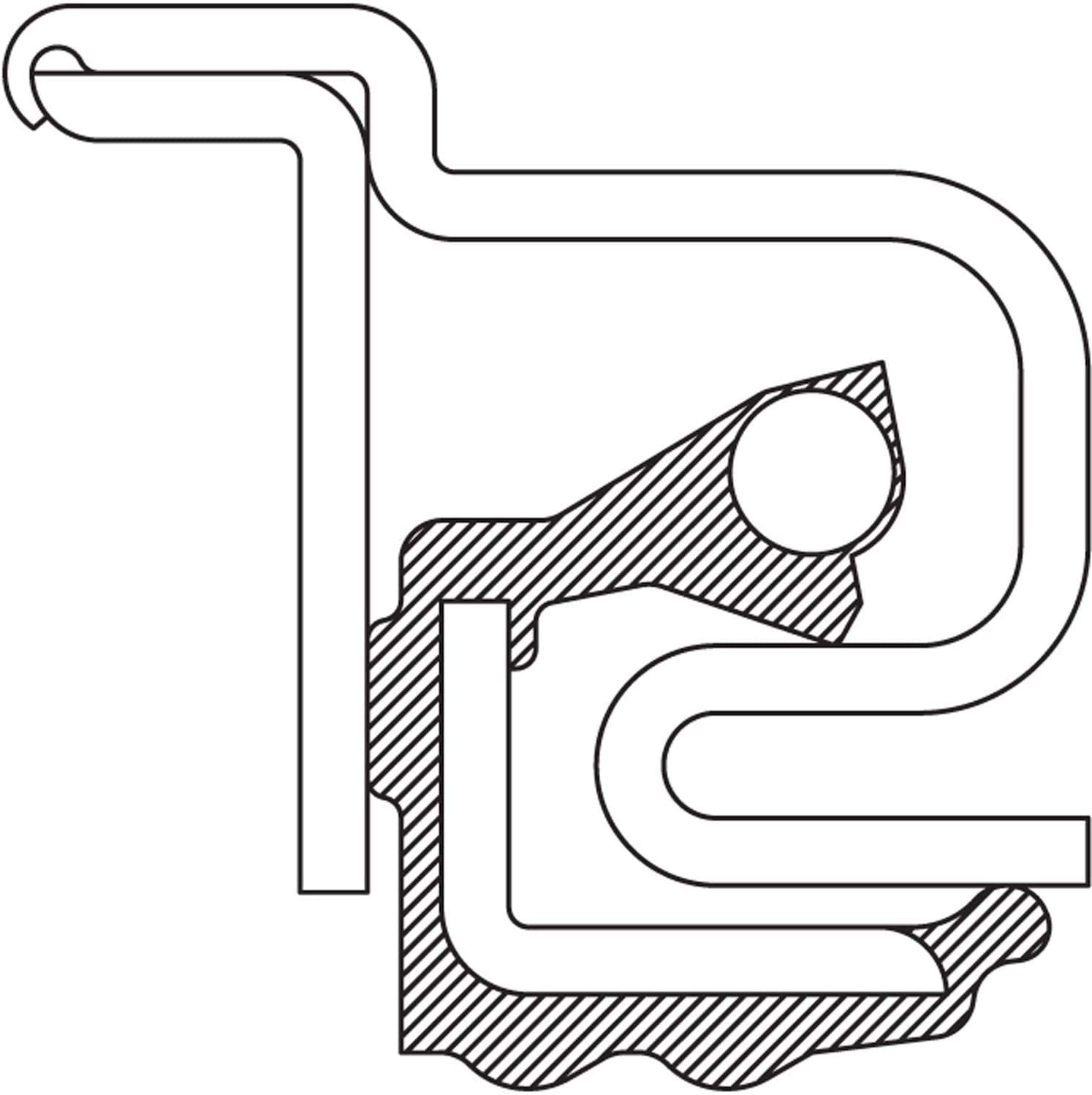 National 370026A Wheel Seal - High-Performance Axle Seal for Trucks & Trailers - Perfect for Heavy-Duty Vehicles & Off-Road Use
