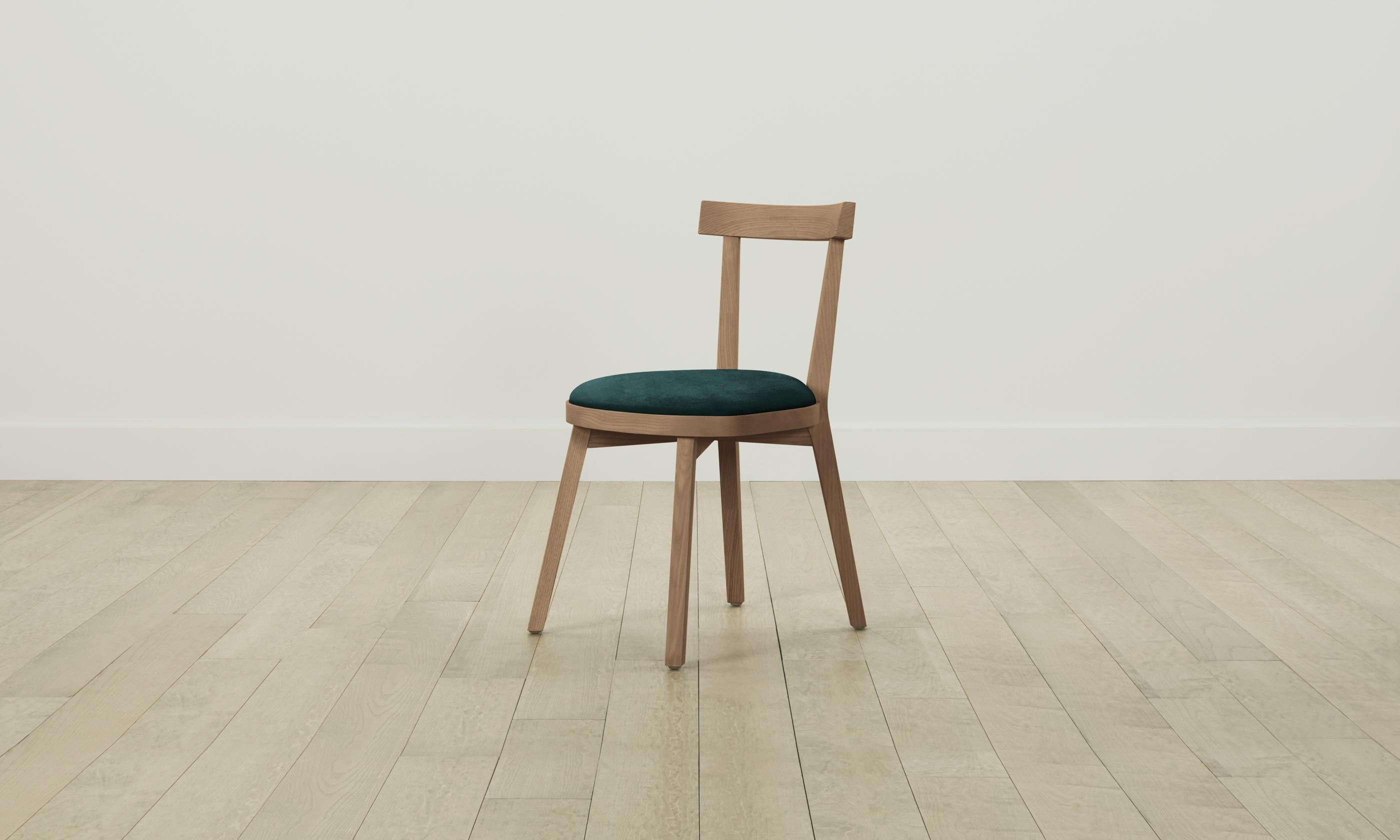 Allen Dining Chair - Performance Velvet Upholstered Emerald Green Seat - Perfect for Modern Dining Room, Kitchen, or Breakfast Nook