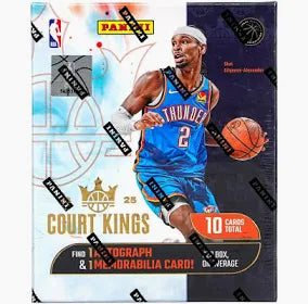 2024-25 Panini Court Kings Basketball Hobby Box - Premium NBA Trading Cards Collection - Perfect for Collectors, Investors & Fantasy Sports Enthusiasts