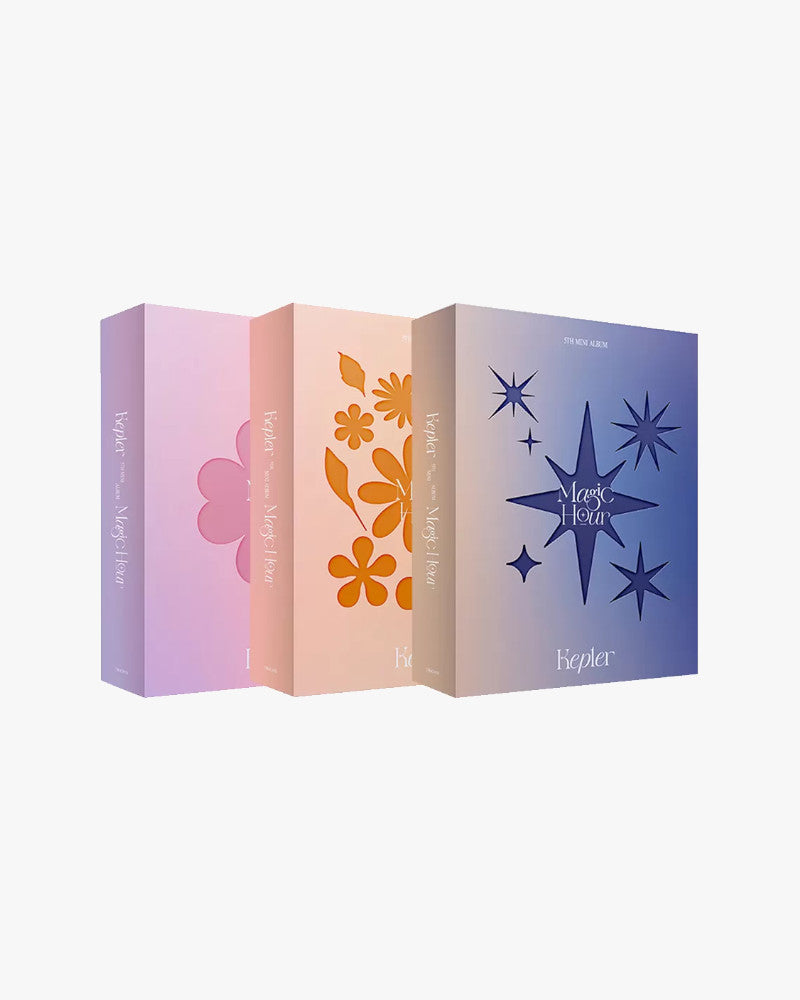 Kep1er 5th Mini Album [MAGIC HOUR] - 3 Versions Collectible K-Pop CD | Perfect for K-Pop Fans, Music Collectors & Gift Giving