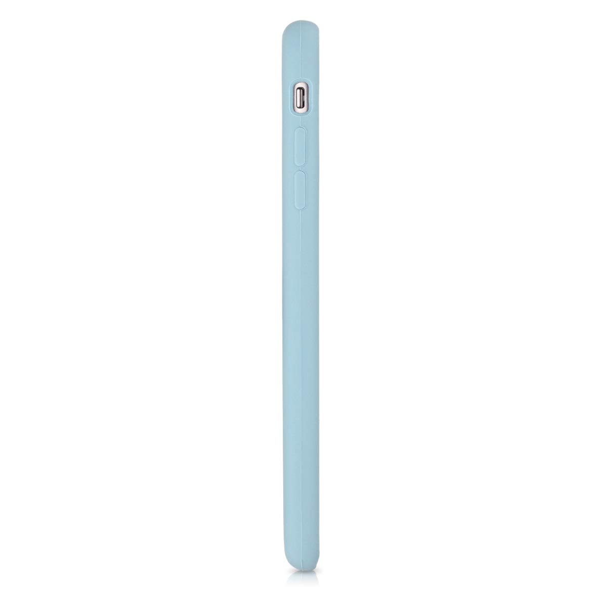 kwmobile Premium TPU Silicone Case for Apple iPhone 7 Plus/iPhone 8 Plus - Soft Protective Phone Cover in Pastel Blue | Perfect for Everyday Use, Work & Travel Protection