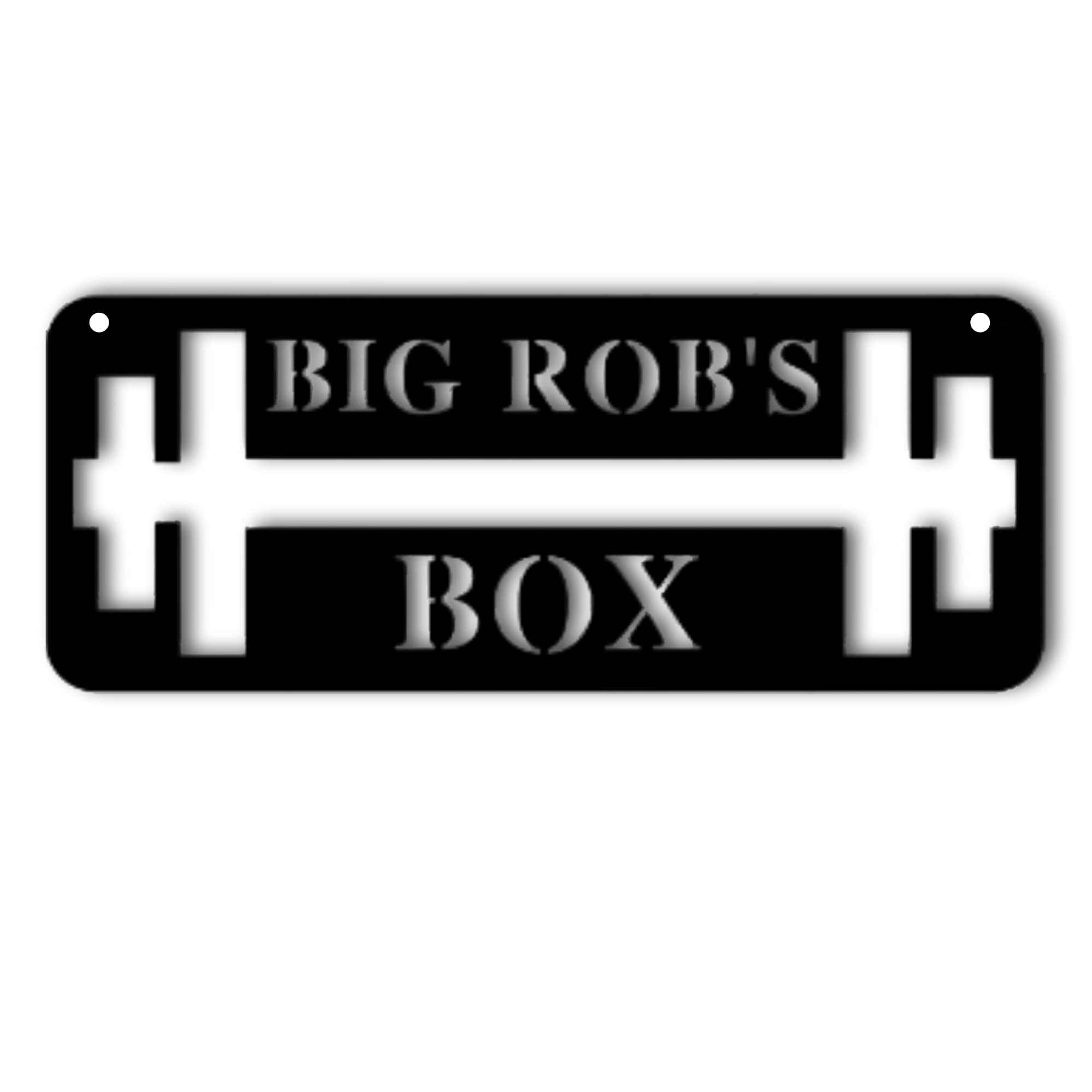 Custom Metal Gym Sign - Personalized Home & CrossFit Gym Decor - 12 Inch Wall Art for Fitness Enthusiasts | Perfect for Home Gyms, Garage Workouts & CrossFit Studios