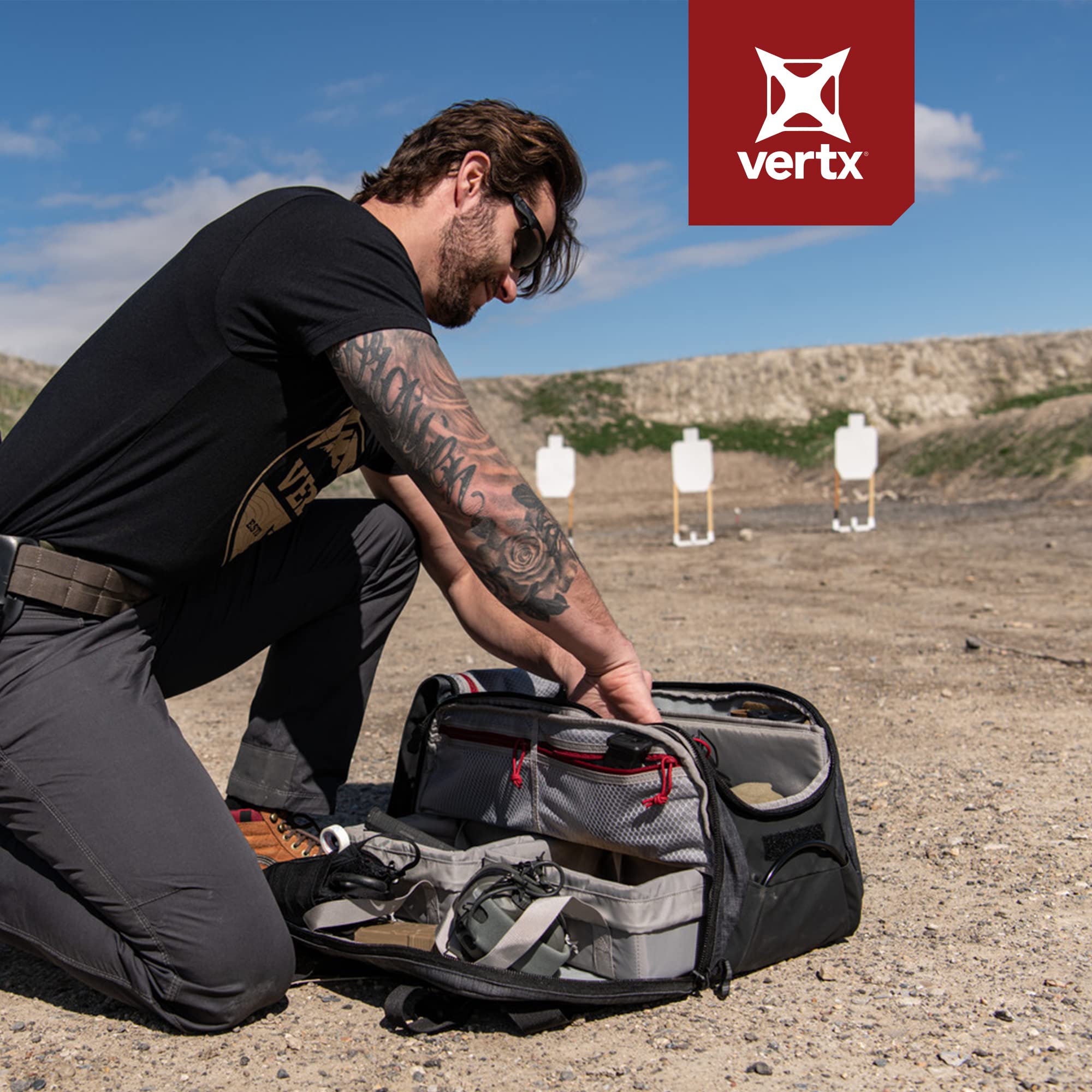 Vertx COF Range Bags – Durable Tactical Shooting Range Bag for Firearms & Ammo Storage | Perfect for Range Days, Hunting & Outdoor Adventures