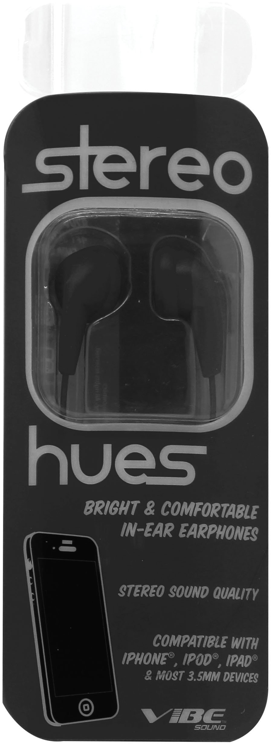 Premium Stereo Sound Hues Wireless Earbuds - Bluetooth 5.0, Noise Cancelling, HD Audio (Black) - Perfect for Gym, Commuting & Workouts
