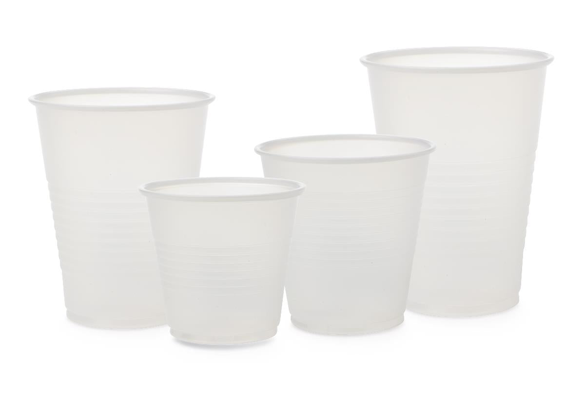 Clear Plastic Cups Bulk 2500 Pack - Disposable Translucent Party Cups for Weddings, Events & Outdoor Gatherings
