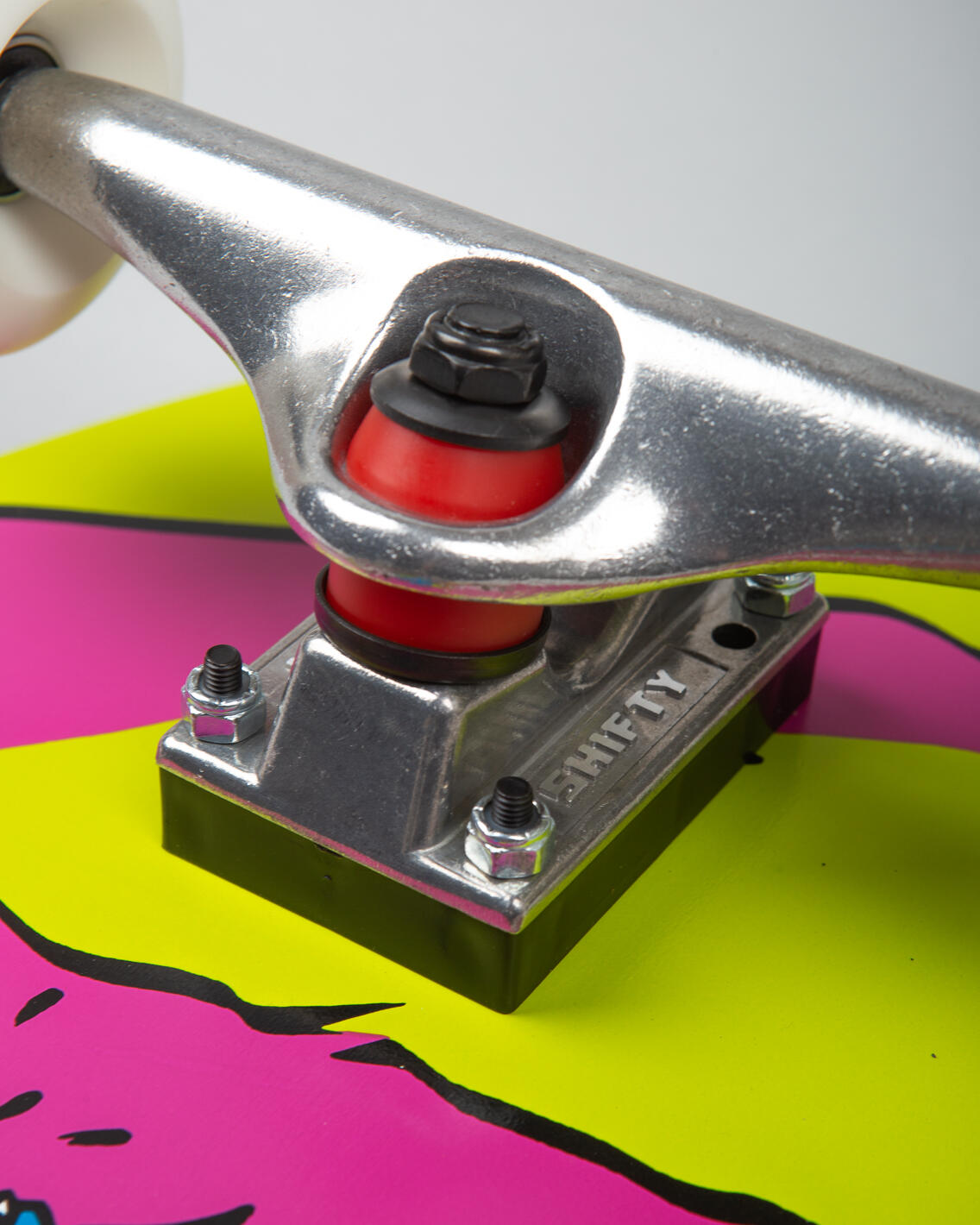 Shifty Pool Punk Bowl Complete 9.5 Skateboard Deck - Professional Skateboard for Street & Park Riding - Perfect for Skaters & Skateboard Enthusiasts