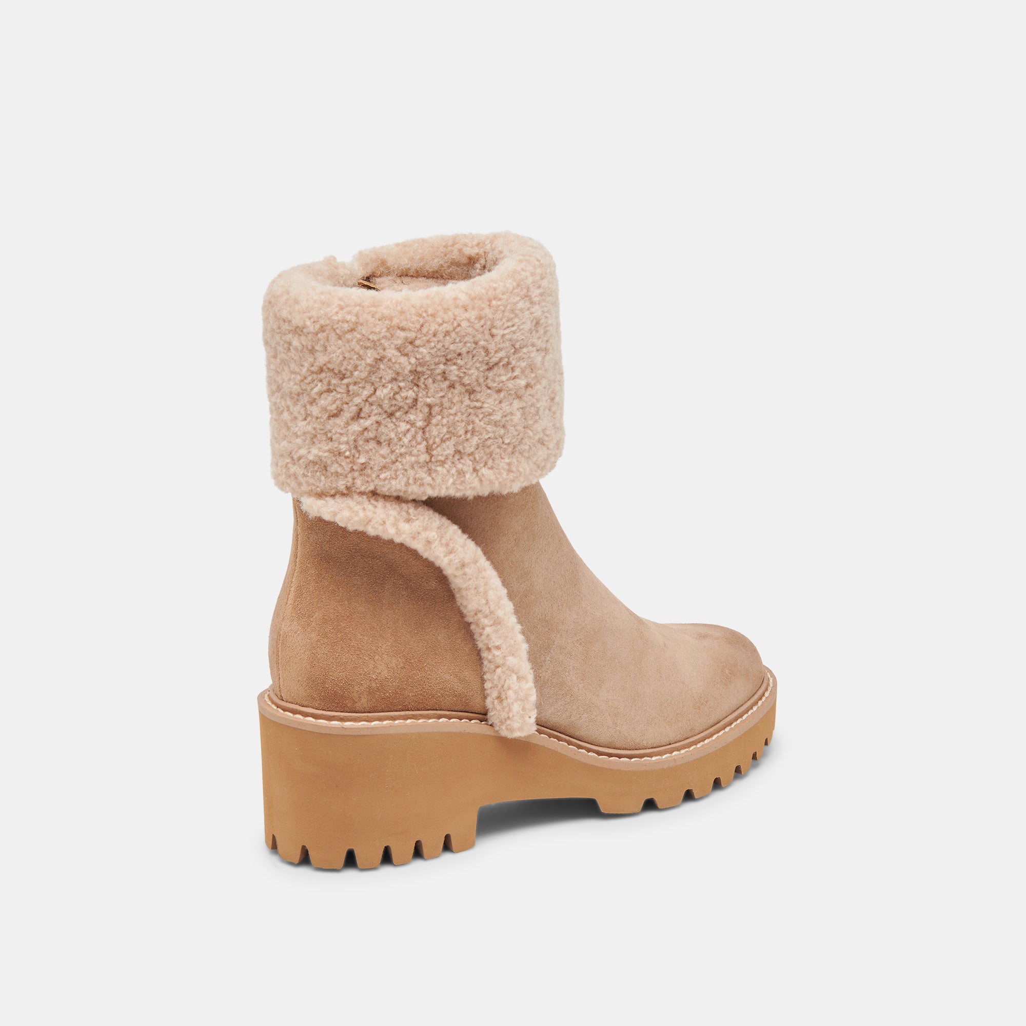 HUG H2O Waterproof Boots for Women - Mushroom Suede Ankle Boots | Comfortable & Stylish for Fall, Winter, and Rainy Days