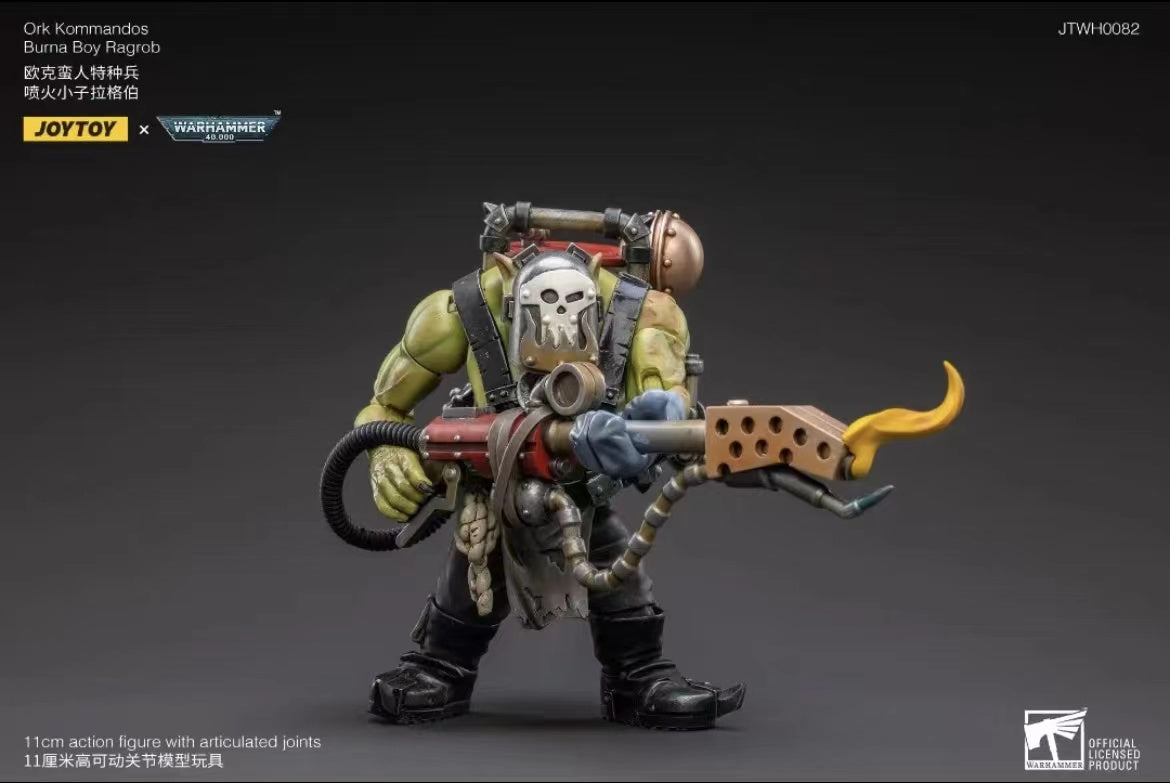 JOYTOY 1/18 Scale Warhammer 40K Ork Kommandos Action Figure - Highly Detailed Collectible Model for Tabletop Gaming & Display