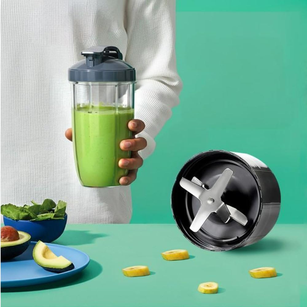 NutriBullet 600W/900W Pro Extractor Blade Replacement - Includes Silicone Gasket Sealing O-Ring - Perfect for Smoothies, Juicing & Food Processing - Blender Replacement Parts