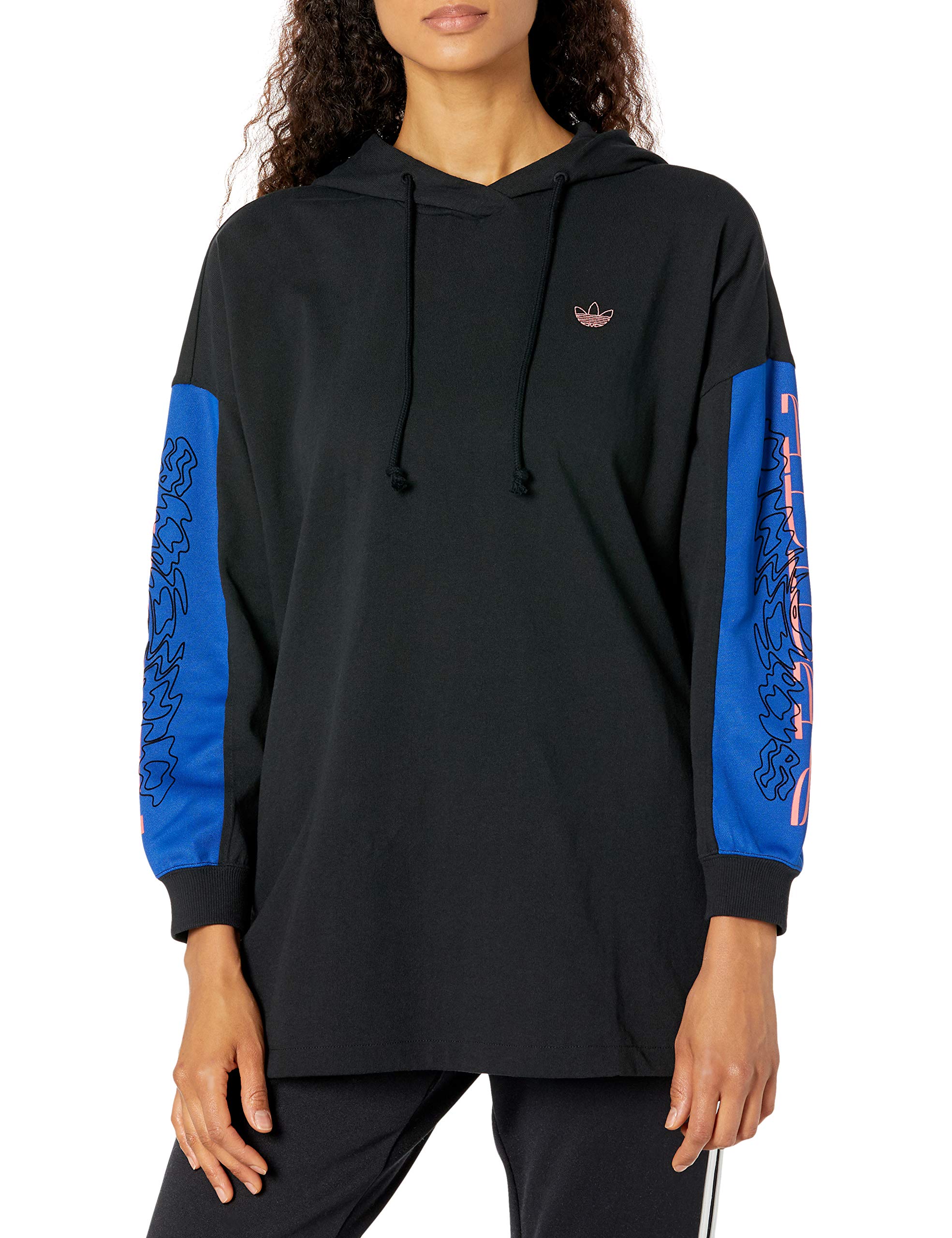 adidas Originals Women's Hoodie - Soft Fleece Pullover Sweatshirt with Kangaroo Pocket | Casual Streetwear for Women | Perfect for Gym, Lounge & Everyday Wear