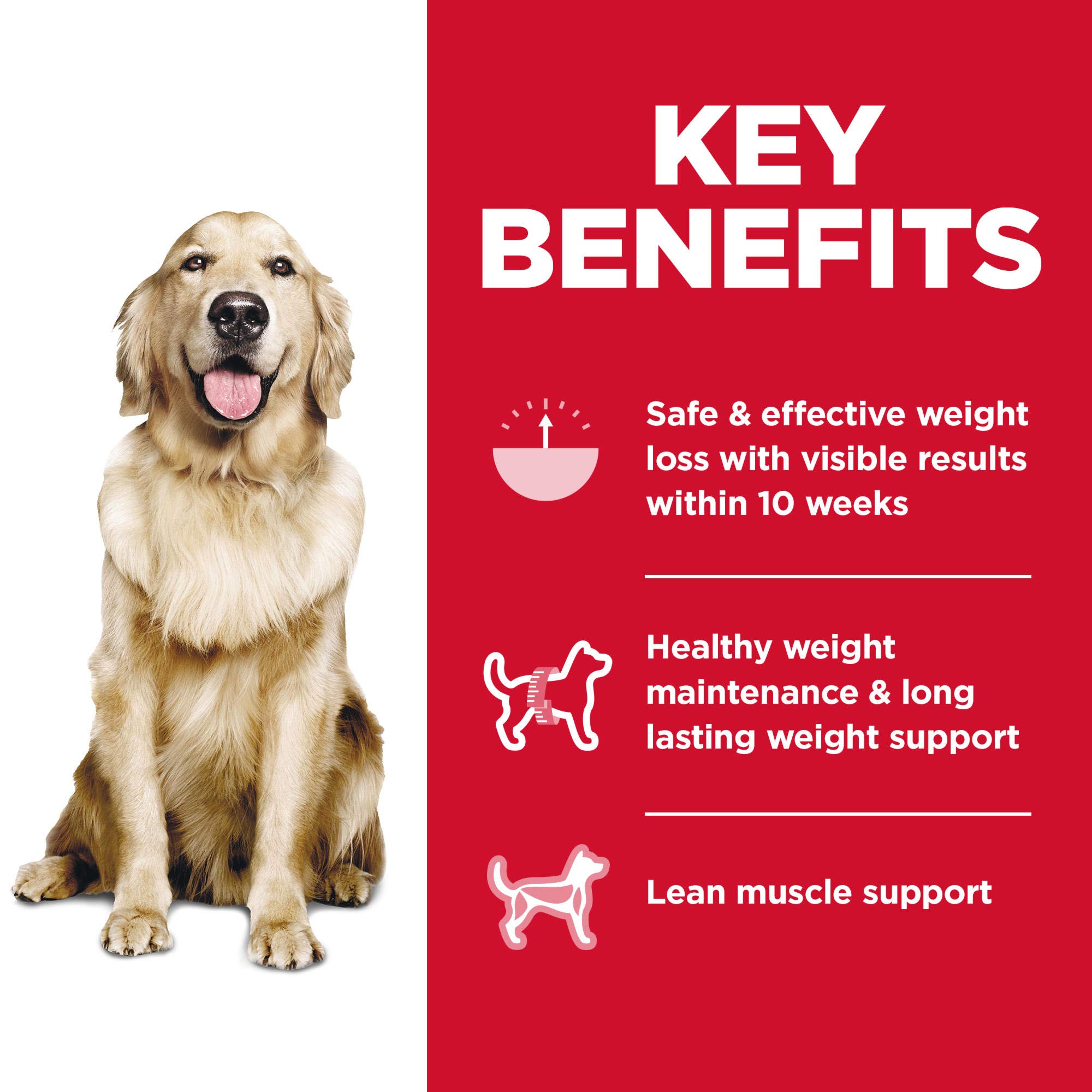 Hill's Science Diet Adult Dry Dog Food - Perfect Weight Chicken Recipe for Healthy Weight Management, 28.5 lb Bag | Ideal for Overweight Dogs & Weight Control Diets at Home