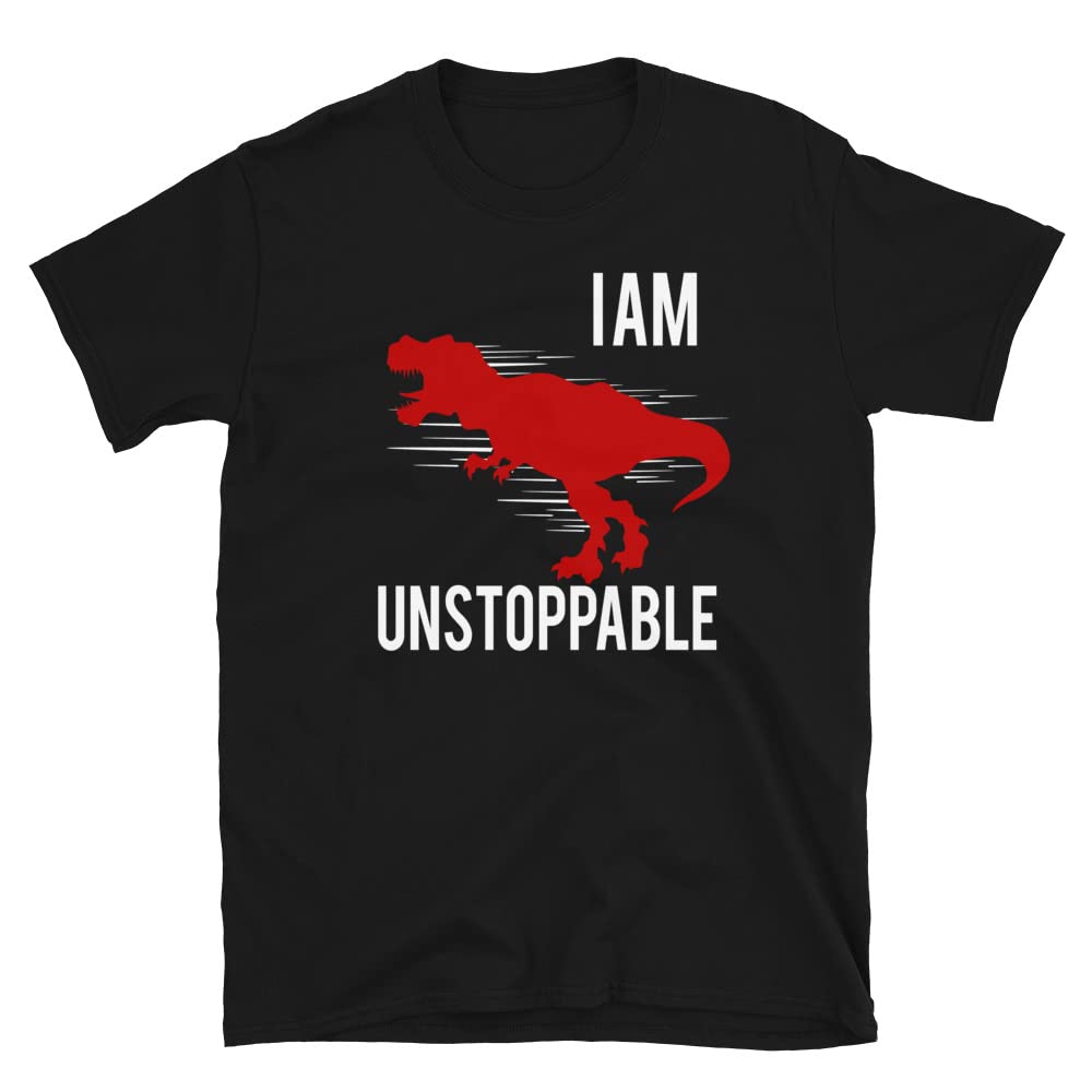Unstoppable T-Rex Graphic T-Shirt for Men & Women - Dinosaur Lovers Apparel - Perfect for Jurassic Theme Parties & Casual Wear