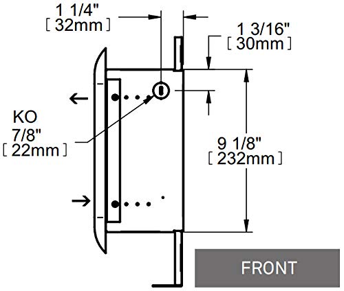 ASK1501W 1500W Ceiling Mounted Heater with Thermostat, 120V - Perfect for Bathroom, Garage & Basement Heating
