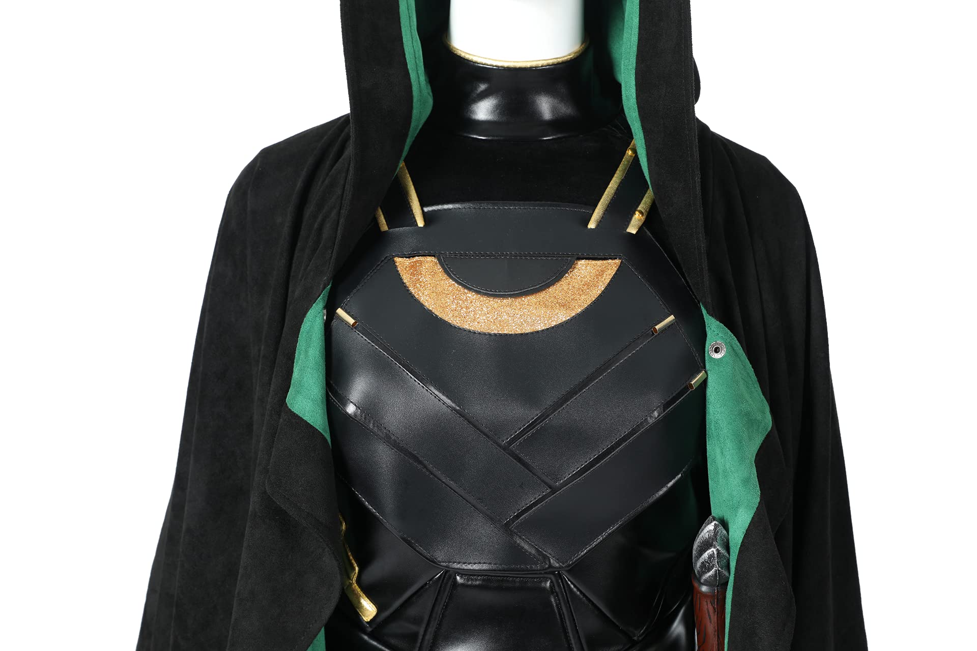 Lady Loki & Sylvie Enchantress Deluxe Cosplay Costume Set - Battle Suit, Cloak, Vest, Horns & Crown for Halloween & Comic Con | Marvel Villain Outfit for Women