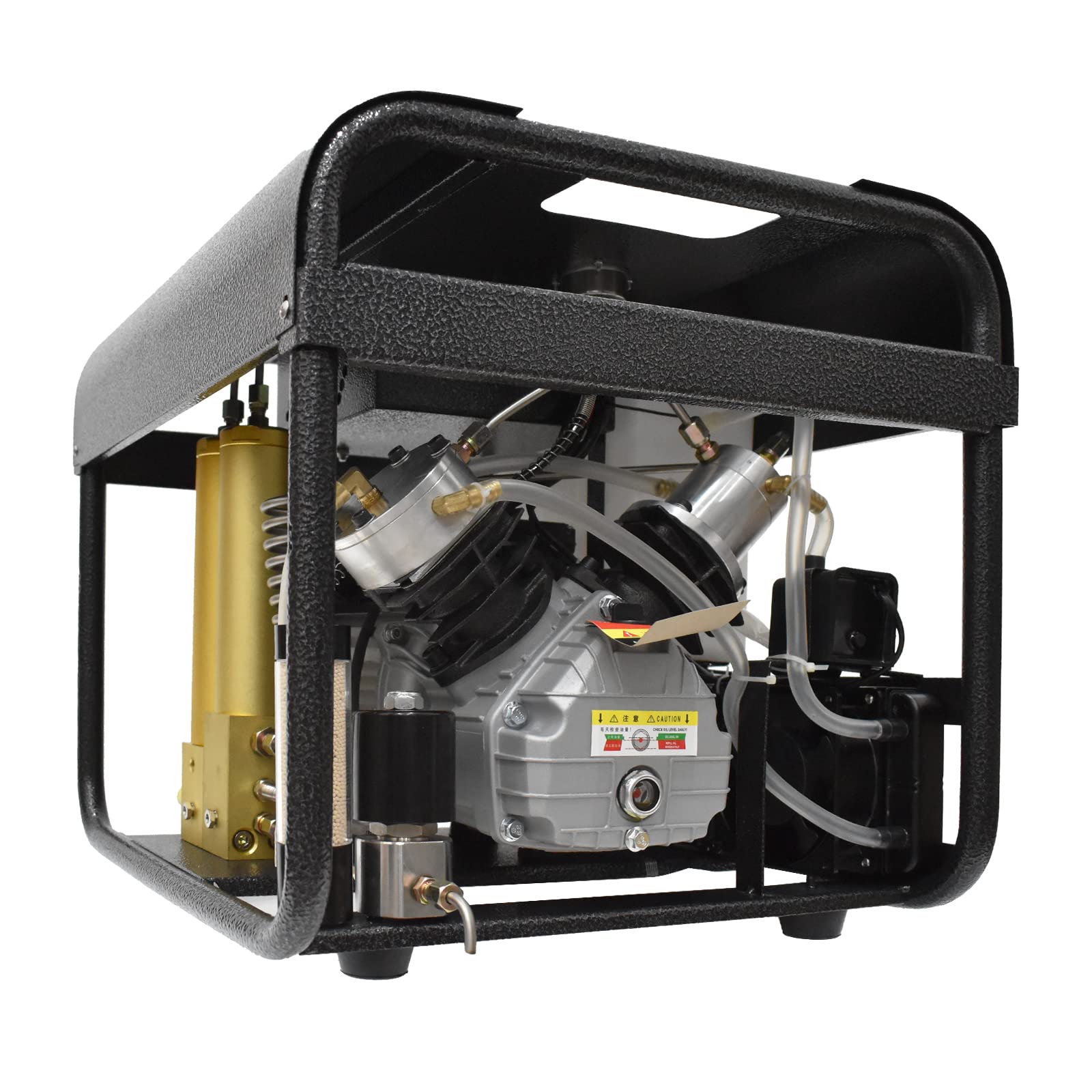 TUXING 4500Psi PCP High Pressure Air Compressor with Adjustable Pressure & Auto Purge - Built-in Water & Fan Cooling System - for Scuba Diving Tanks, Air Rifle Tanks & Paintball Guns - Perfect for Outdoor Sports, Hunting & Underwater Adventures