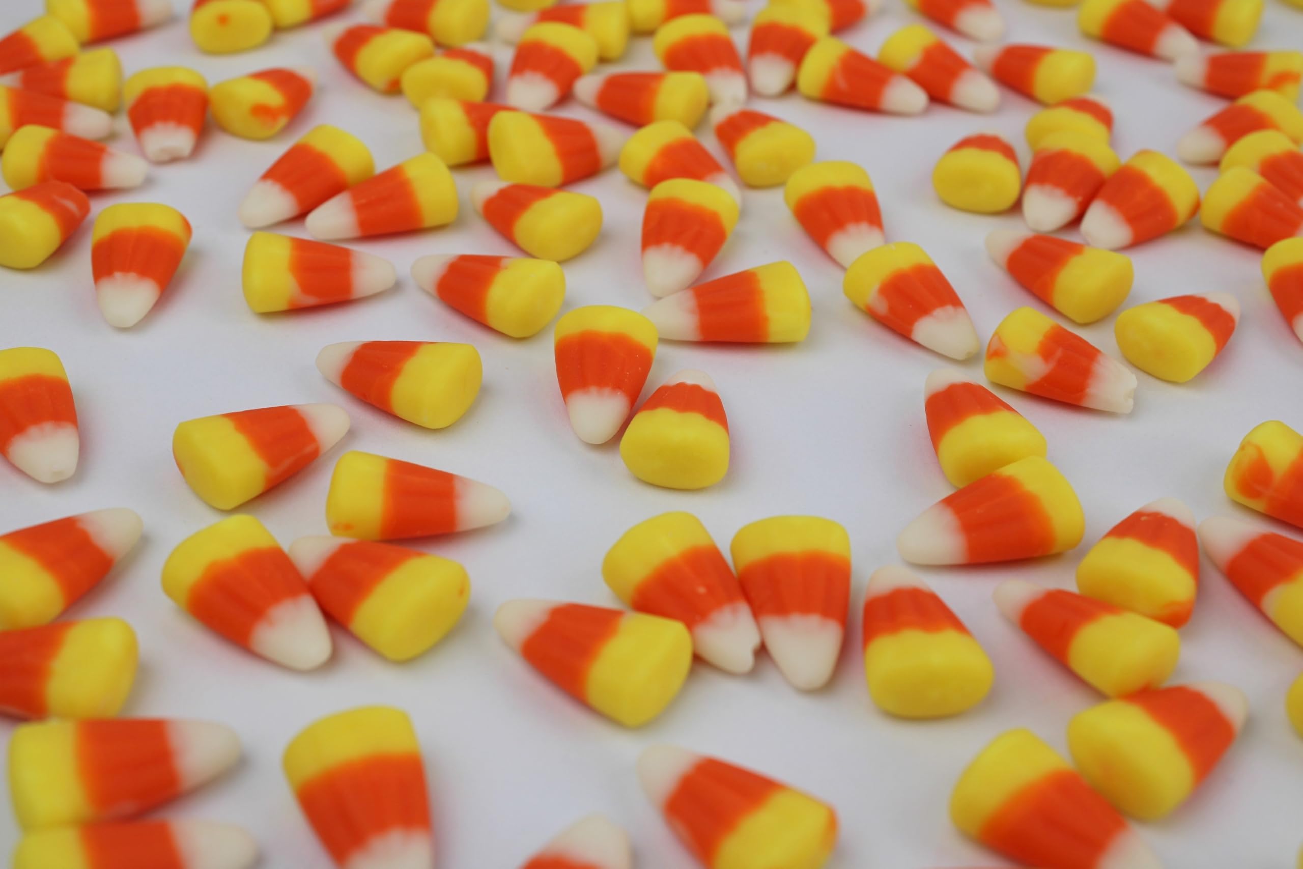 **Queen City Candy Cave Classic Candy Corn - 1 Pound Bulk Harvest Season Candy Mix with Real Honey - Perfect for Halloween, Thanksgiving & Fall Parties**