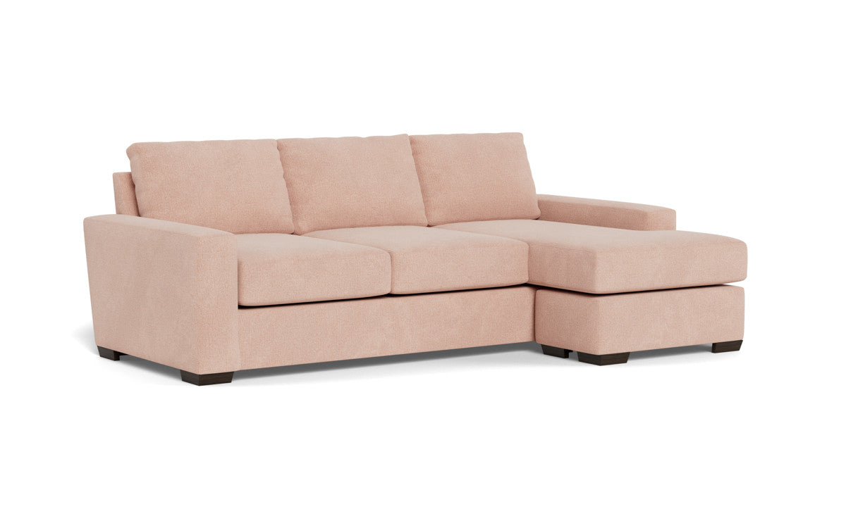 Mas Mesa 101 Deep Reversible Sofa Chaise - Modern L-Shaped Sectional Couch with Reversible Chaise Lounge for Living Room, Family Room & Small Spaces