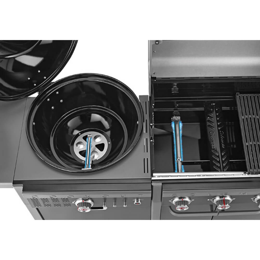 Coleman Revolution Dual Fuel Gas & Charcoal BBQ Grill - Black Matte (REVDFBMA) | Portable Outdoor Grill for Camping, Backyard, Picnics & Tailgating