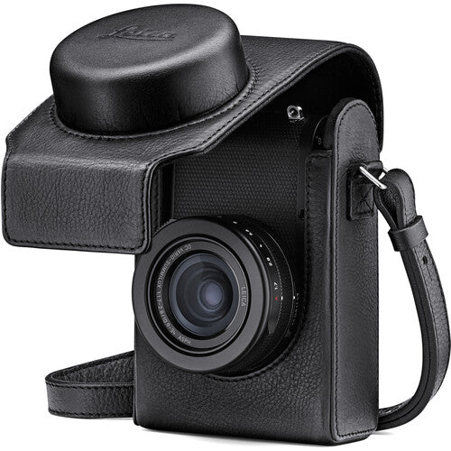 Leica D Lux 8 Genuine Leather Camera Case (Black) - Premium Protection for Travel & Street Photography
