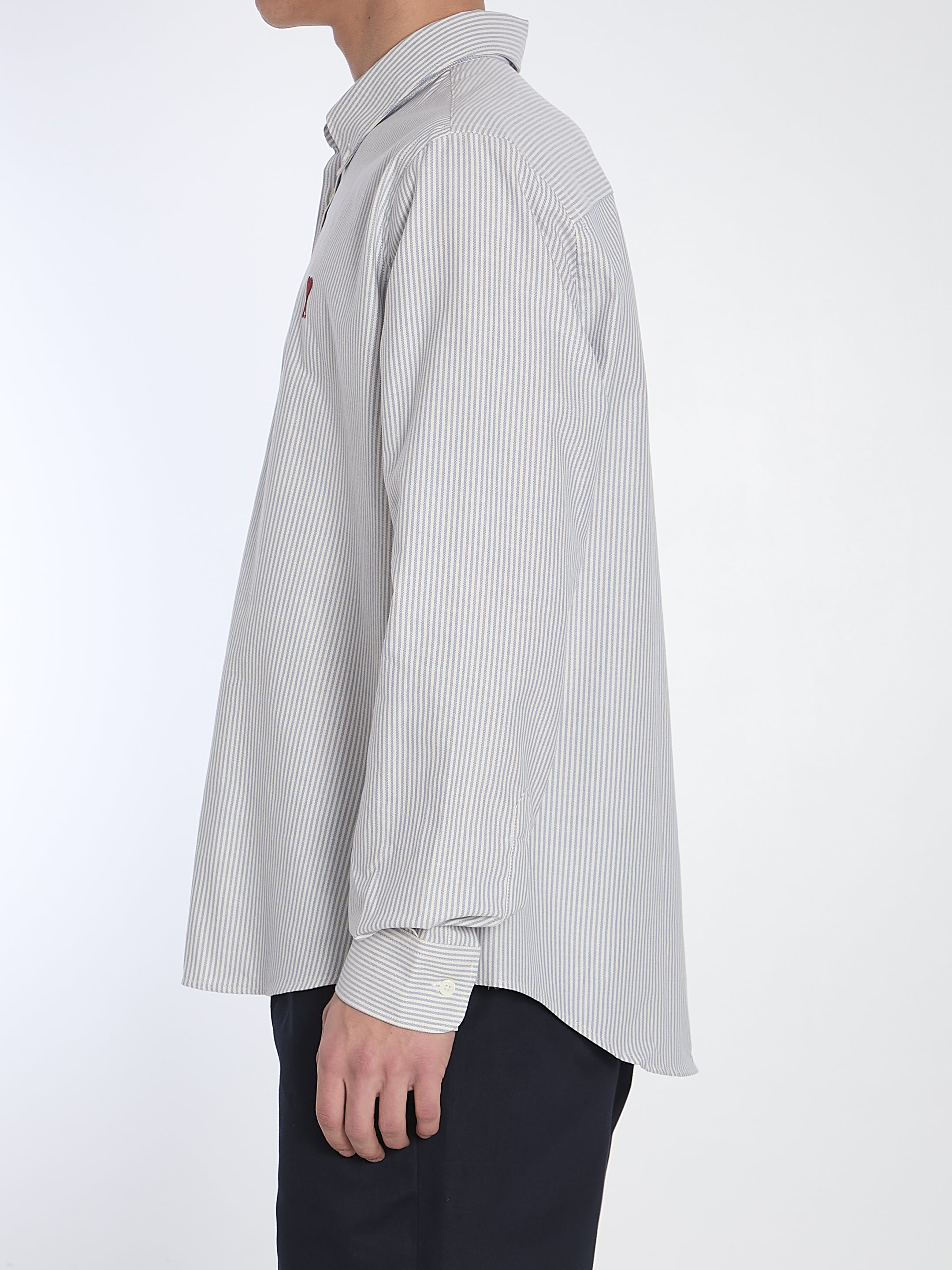 Ami Paris Ami De Coeur Shirt - Stylish Casual Button Down Shirt for Men | Perfect for Office, Date Night & Everyday Wear