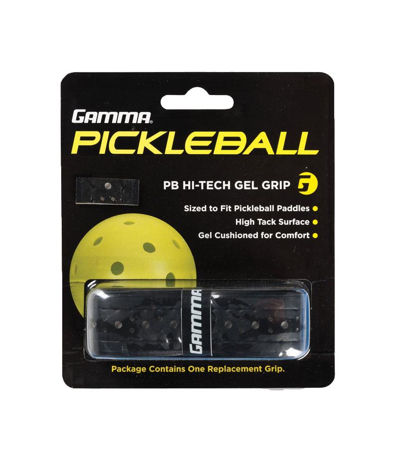 Gamma Pickleball PB Hi-Tech Gel Replacement Grip - Premium Cushioning & Sweat Absorption for Enhanced Performance - Perfect for Tournament Play & Recreational Pickleball