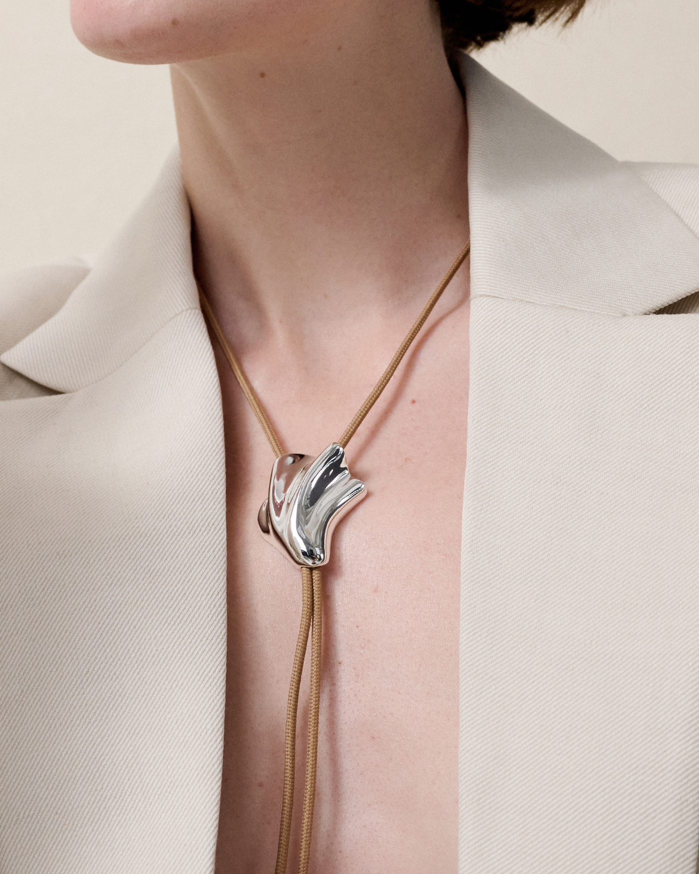 Lydia Bolo Tie - Sterling Silver Western Necklace for Men & Women - Perfect for Cowboy, Rodeo, and Western Fashion Outfits