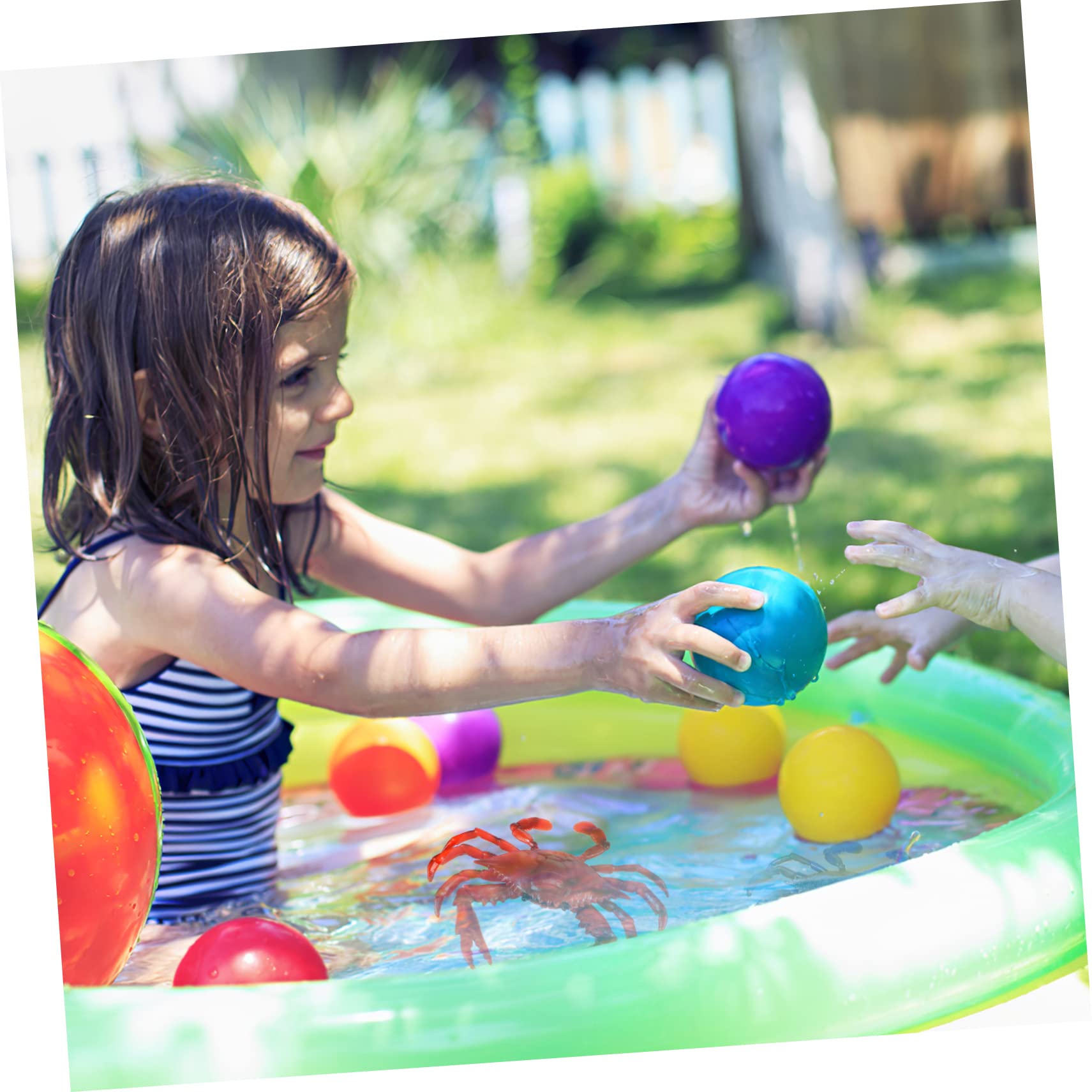 JOINPAYA 20 Pcs Kids Water Toys - Realistic Crab Sea Animal Figures for Pool, Beach & Bathtub Play - Durable PVC Ocean Creature Toys for Toddlers & Children (Perfect for Summer Fun, Birthday Gifts & Sensory Play)