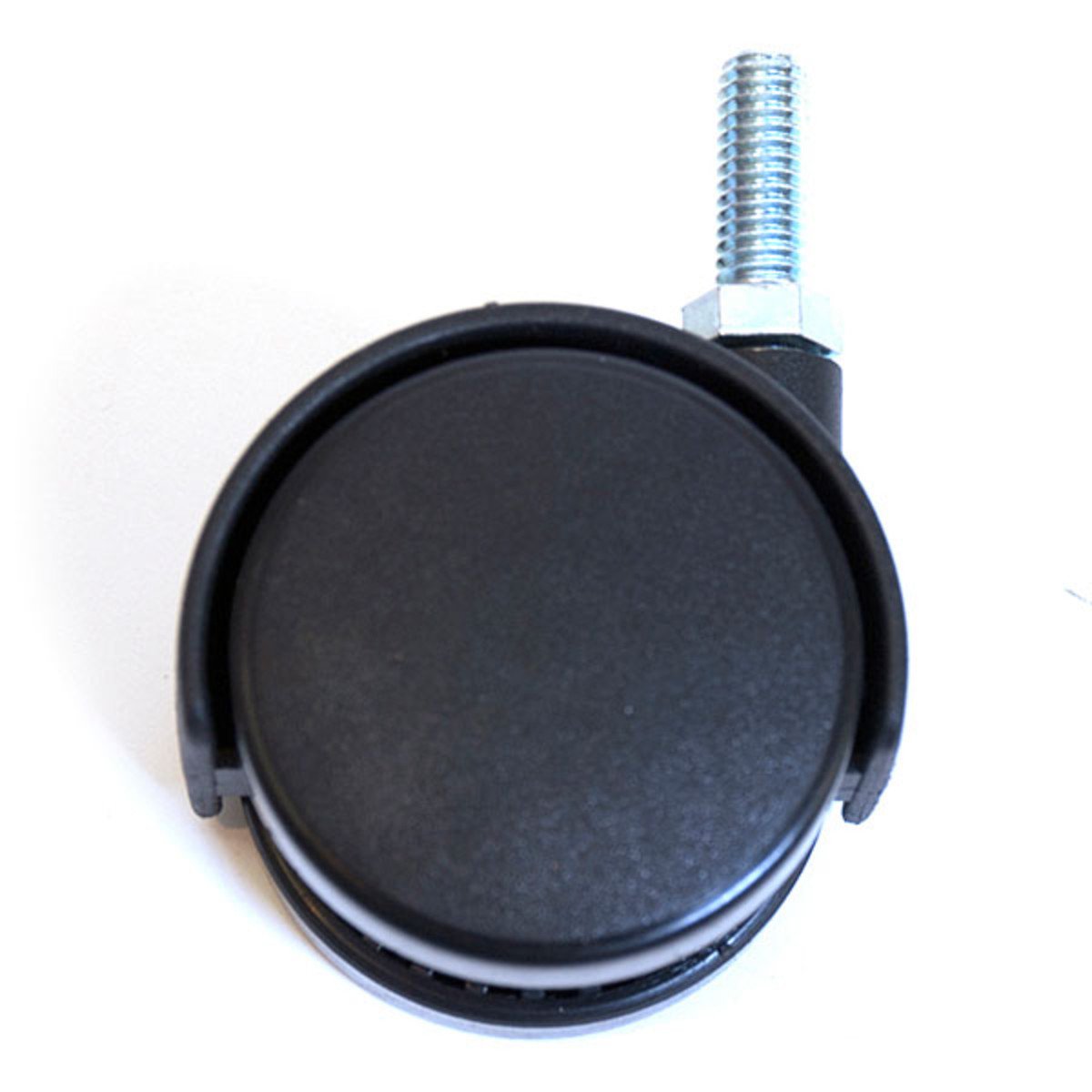 60mm Twin Wheel Hooded Caster with 3/8
