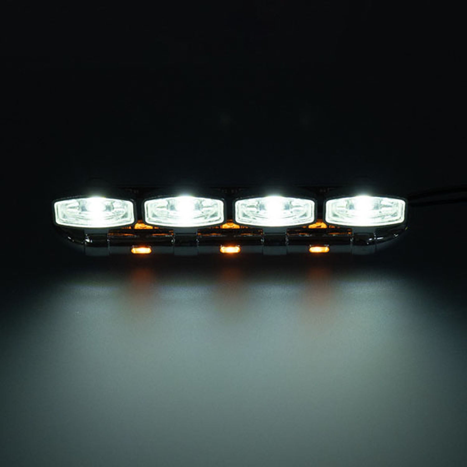 1/14 Scale 5V Plastic Front Spotlight for Tamiya SC 770S RC Tractor Truck - DIY Upgrade Part for 56368 & 56371 RC Lorry Models - Perfect for Night Racing and Off-Road RC Car Enthusiasts