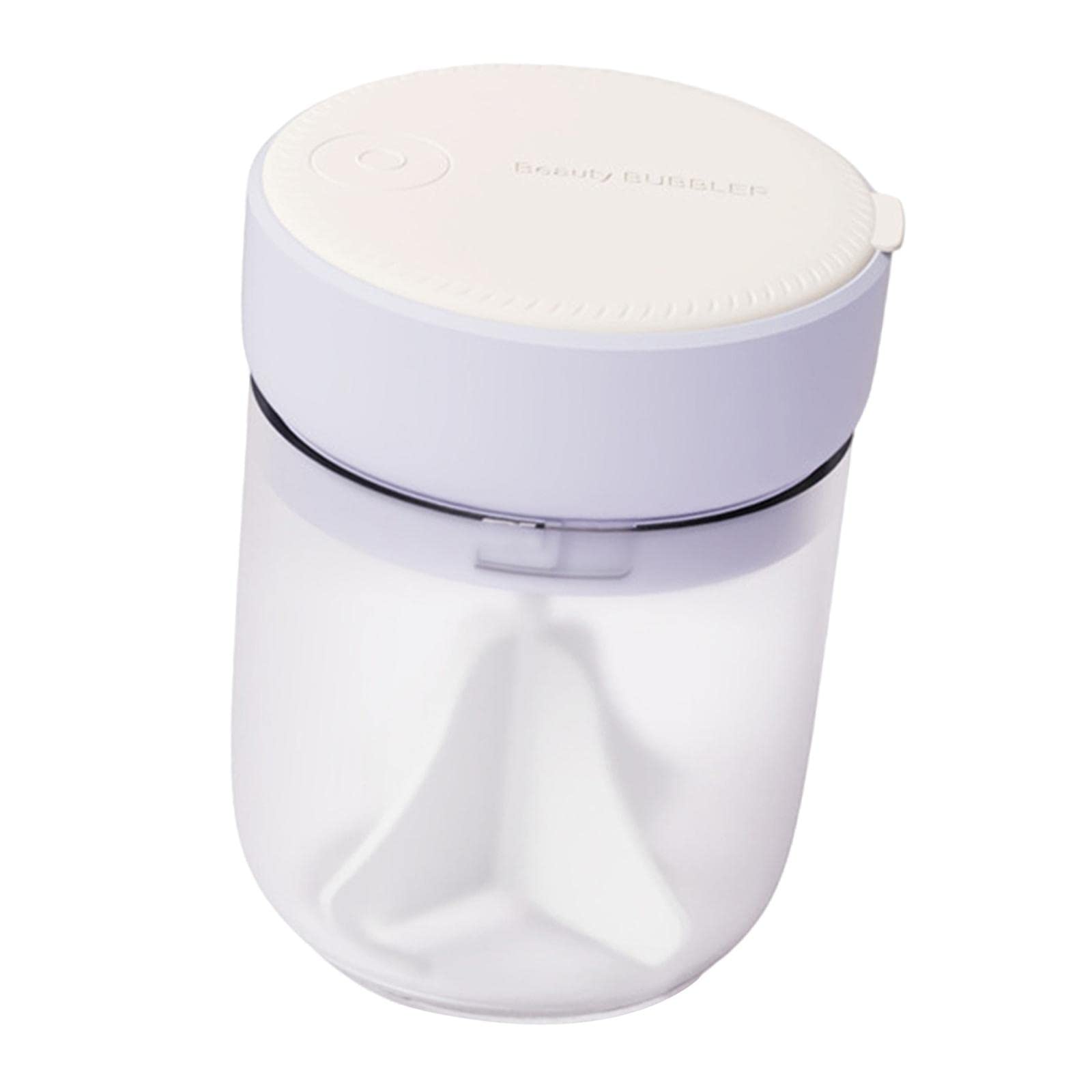 Oshhni Electric Facial Cleanser Foam Cup Bubble Maker - Deep Pore Cleansing & Skin Care Device for Women & Men, Violet | Perfect for Daily Skincare Routine & Spa Facial Treatment at Home