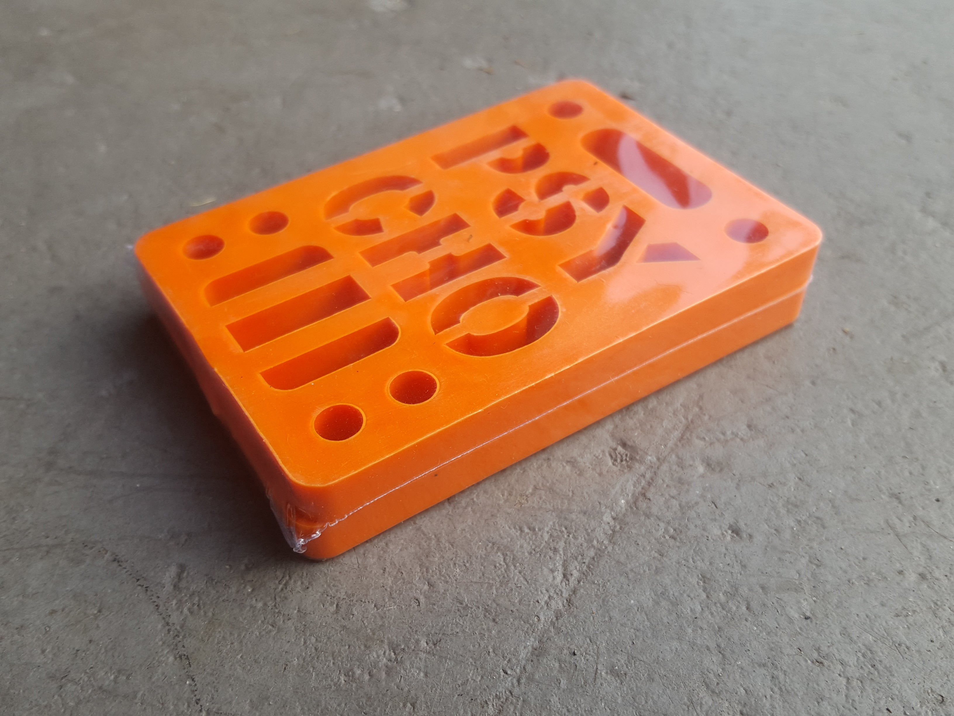 Psycho Risers 1/4 Inch Orange Riser Pads - Perfect for Guitar, Bass, and Instrument Accessories - Enhance Your Playing Comfort & Sound Quality