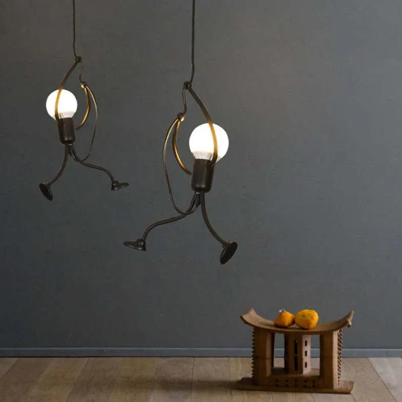 Modern White Pendant Light - Stylish & Playful Hanging Fixture for Kitchen Island, Dining Room & Bedroom Decor