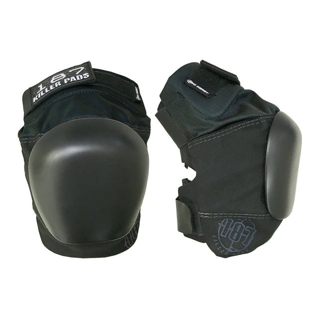 187 Killer Pads PD3X100 Pro Derby Pads - Black, XXX Large Size - Protective Gear for Roller Derby, Skateboarding & Extreme Sports