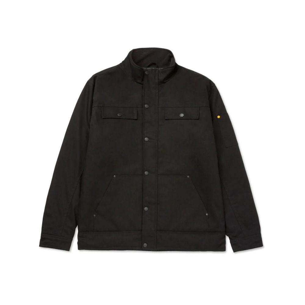 CAT Men's Insulated Utility Winter Work Jacket - Heavy Duty Waterproof Cold Weather Jacket for Construction & Outdoor Work (Black) - Ideal for Snow Removal, Hunting & Winter Job Sites