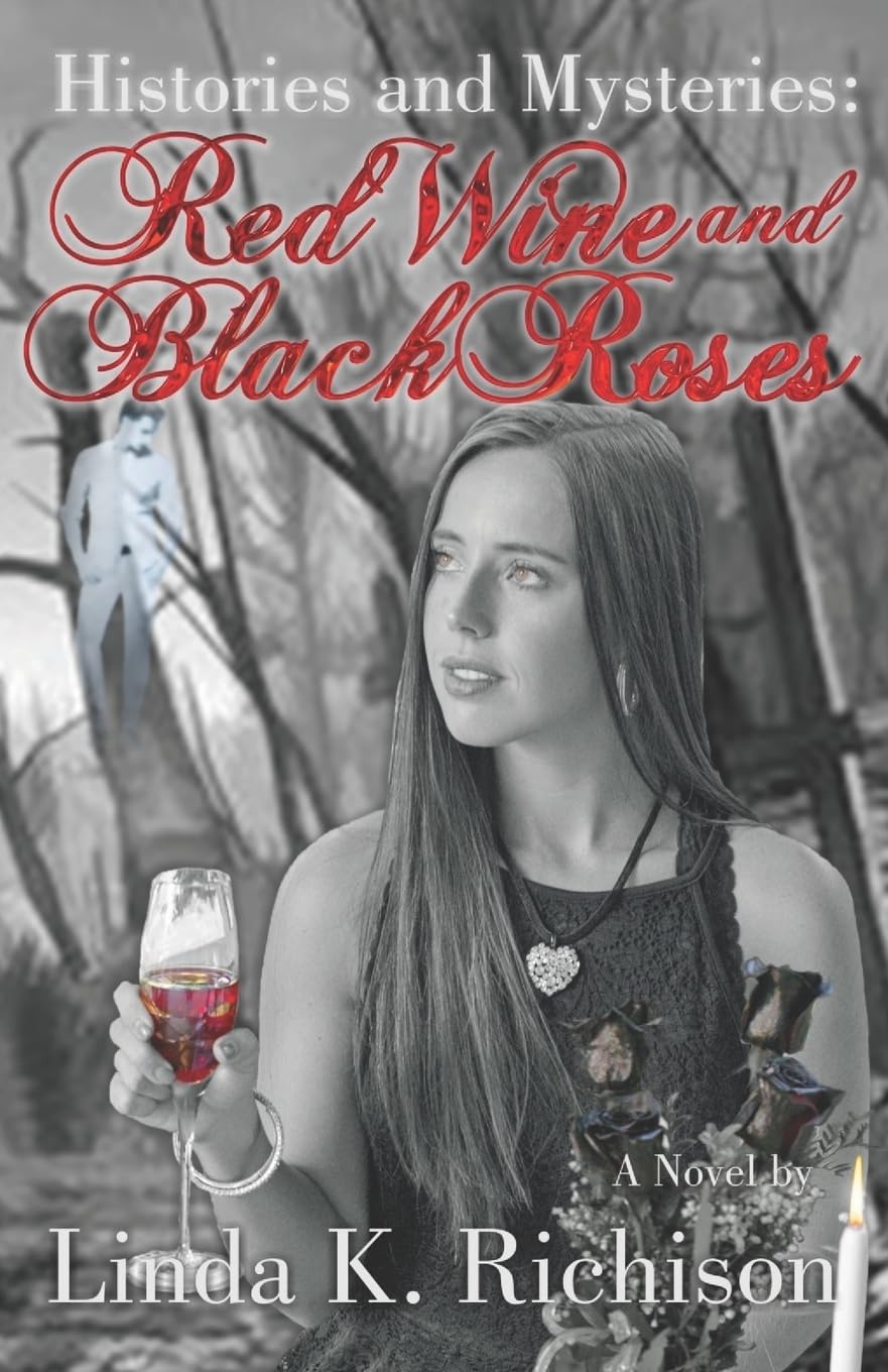 Histories and Mysteries: Premium Red Wine and Black Roses Gift Set - Perfect for Romantic Evenings, Anniversaries & Special Occasions