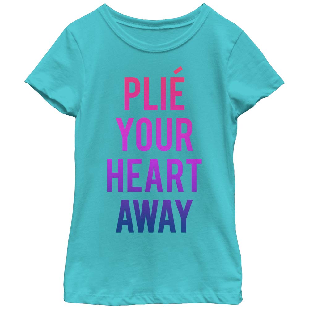 Girl's Chin UP Dance Your Heart Out T-Shirt - Cute Motivational Dance Tee for Kids - Perfect for Dance Class, Recitals & Cheerleading
