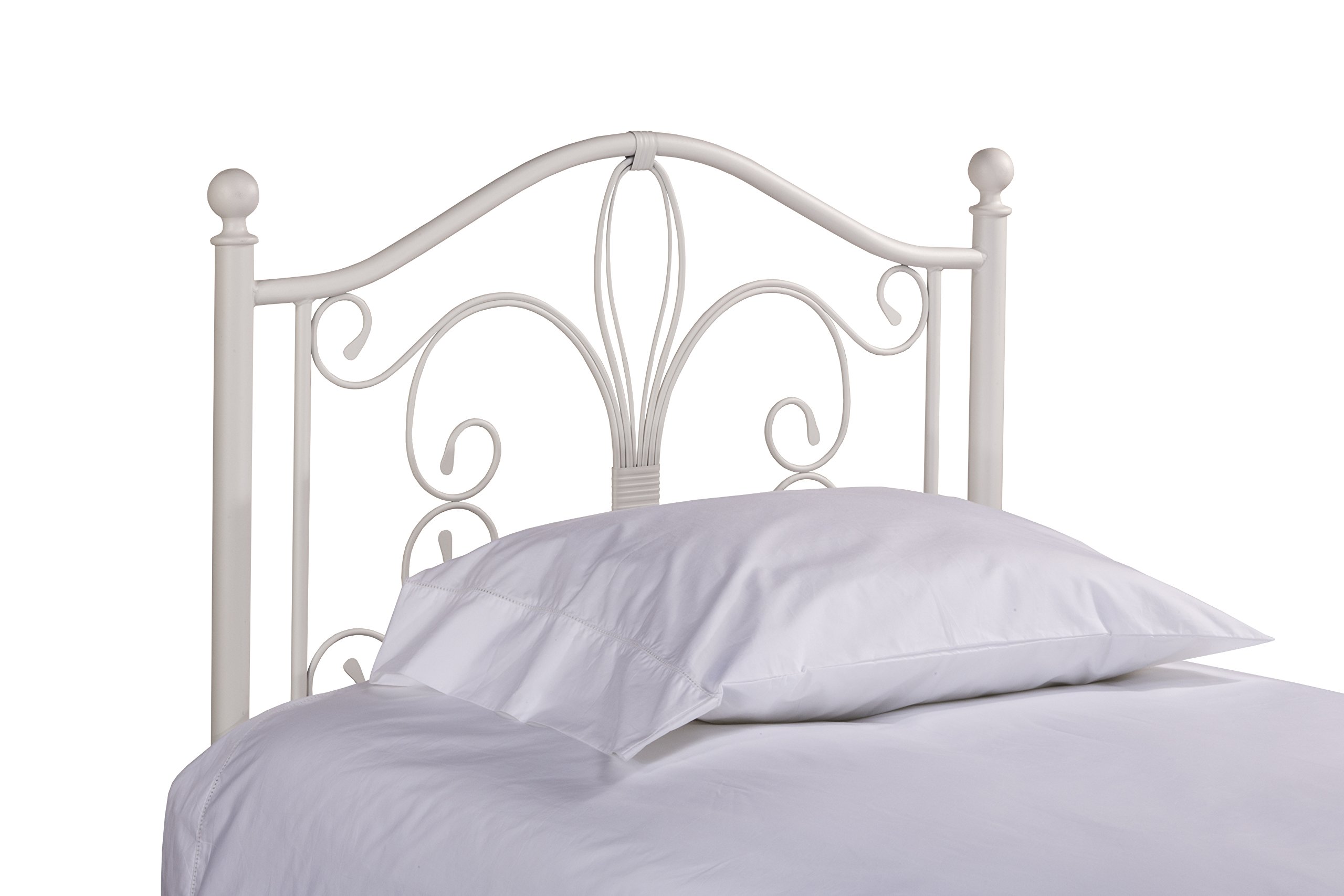 Hillsdale Ruby Twin Bed Frame with Headboard - White | Modern & Sturdy Design for Kids, Teens & Guest Rooms | Perfect for Small Spaces & Cozy Bedrooms
