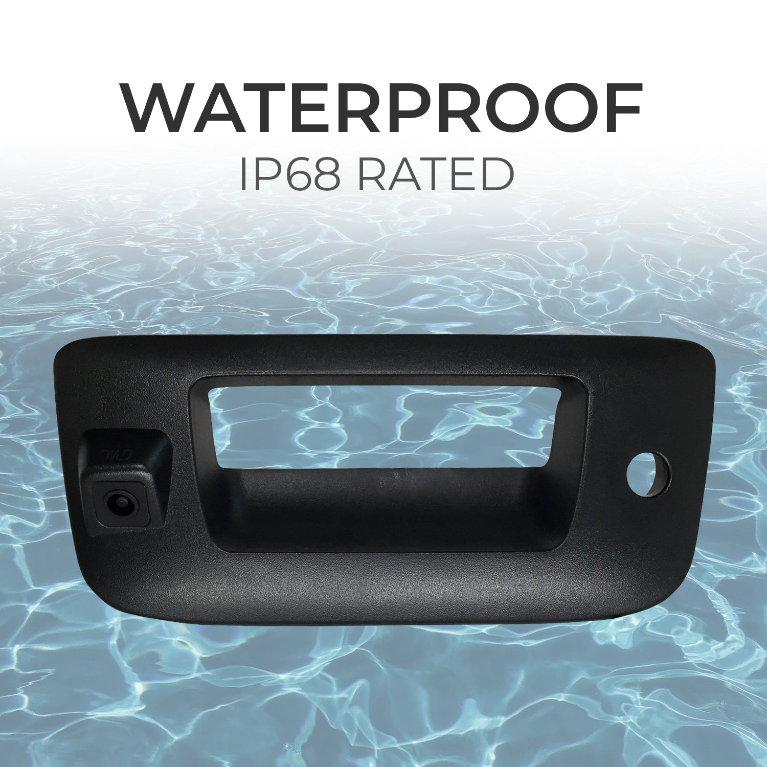 2007-2013 Chevrolet Silverado & GMC Sierra Black Tailgate Handle Replacement with Backup Camera - Perfect for Truck Upgrades & Off-Road Adventures