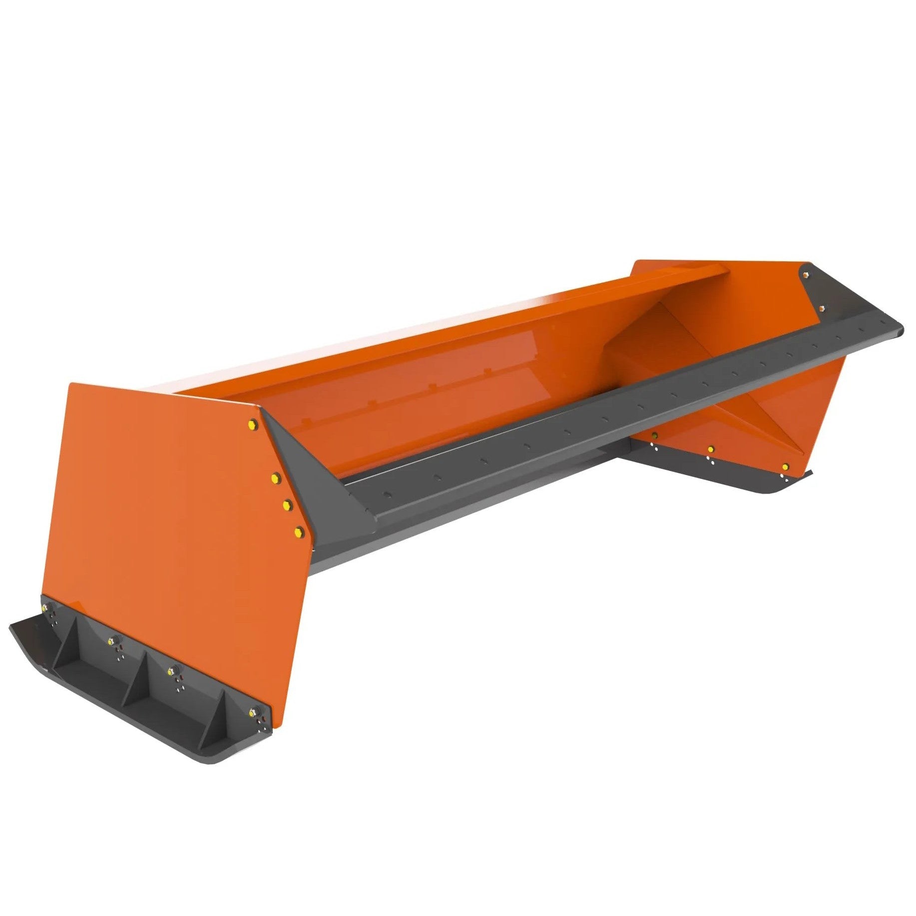 Berlon Compact Tractor Snow Pusher Attachment - Heavy Duty Snow Blade for Winter Snow Removal - Ideal for Driveways, Farms & Small Acreage