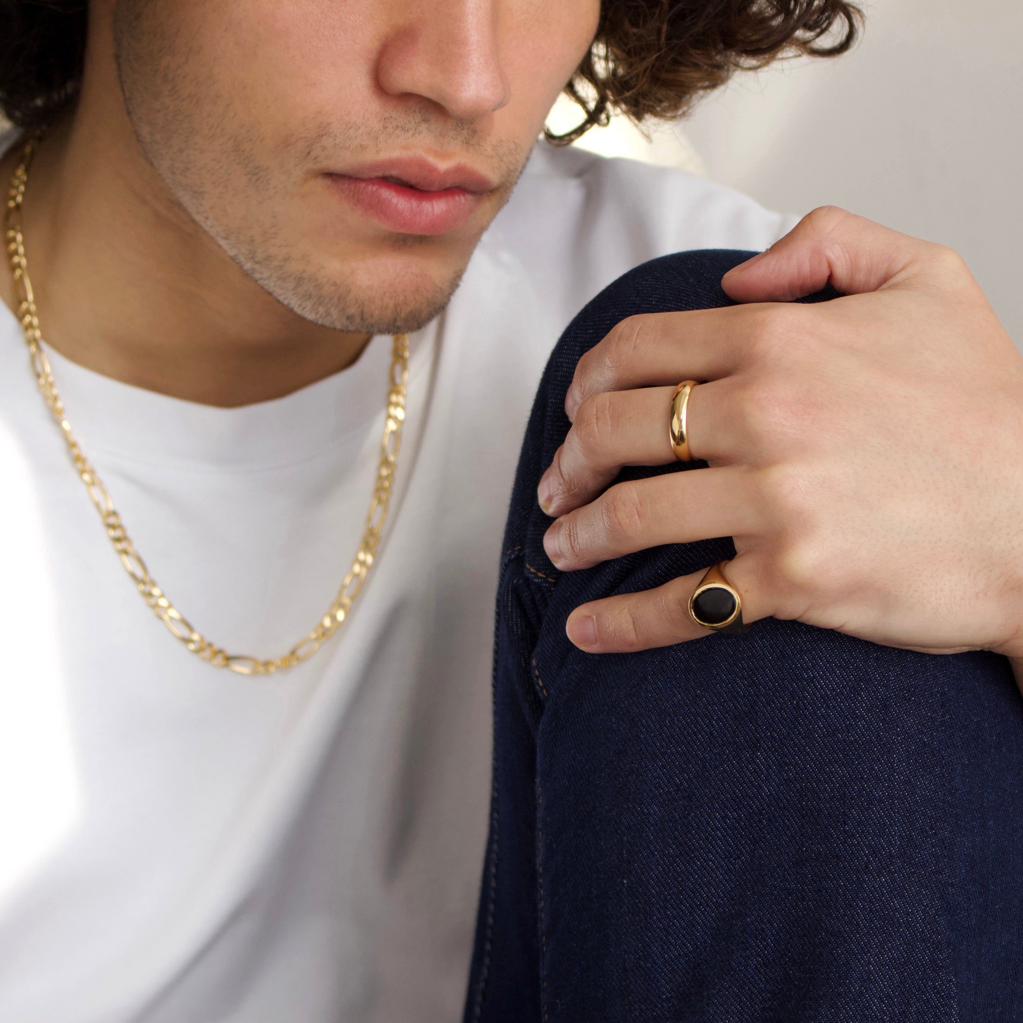 Onyx Oval Signet Ring for Men - Elegant & Durable Jewelry for Everyday Wear, Gifts & Special Occasions