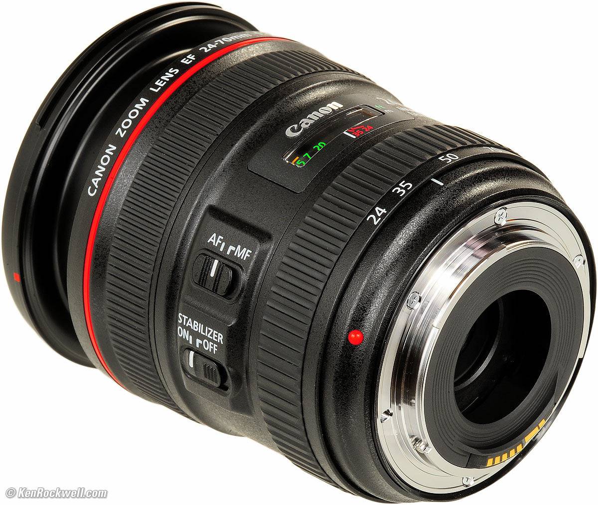 Canon EF 24-70mm f/4L IS USM Zoom Lens for DSLR Cameras - Professional Photography, Travel & Portrait Shots