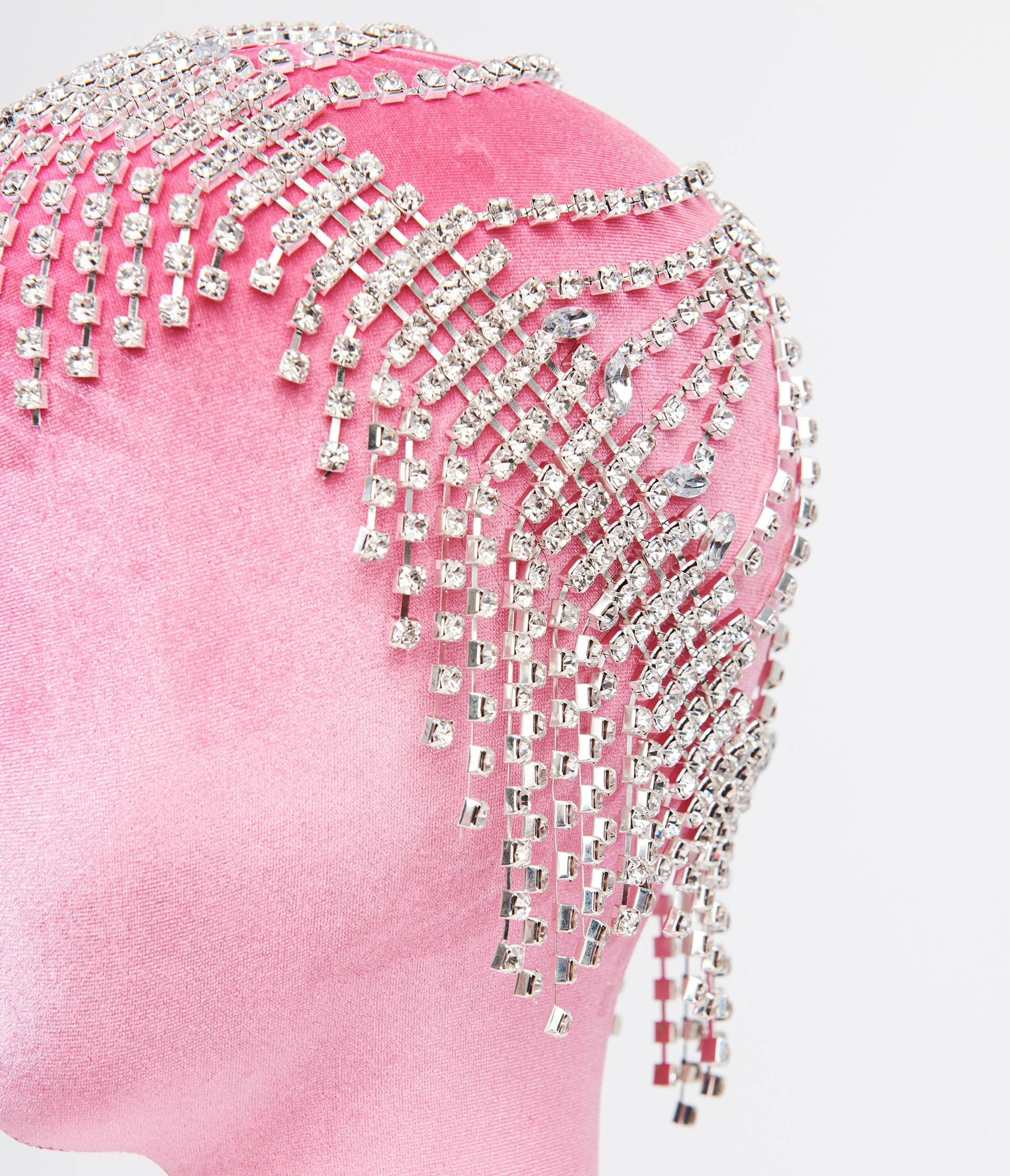 Vintage 1920s Rhinestone Flapper Cap - Roaring 20s Gatsby Headpiece for Costume Parties, Halloween & Burlesque Shows