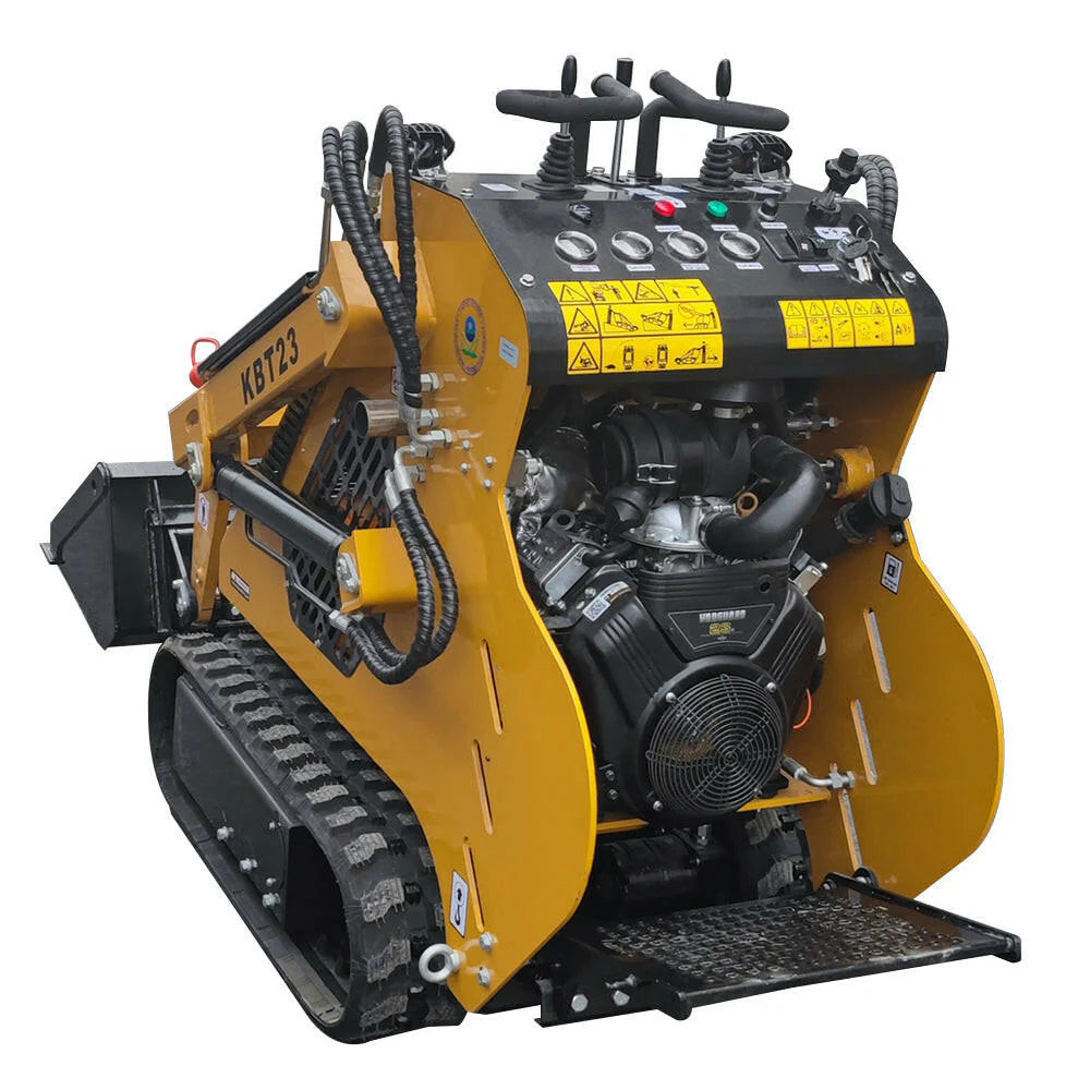 AGT 860KG 23HP Mini Stand-On Skid Steer Track Loader with B&S Engine | Compact Construction Equipment for Landscaping, Snow Removal & Farm Work