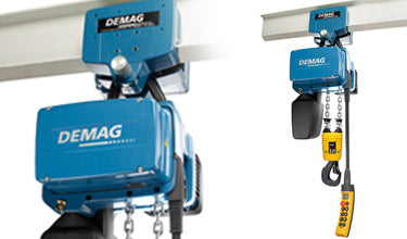 Demag DC Pro Electric Chain Hoist - Heavy Duty Lifting Equipment for Warehouses, Construction & Industrial Use