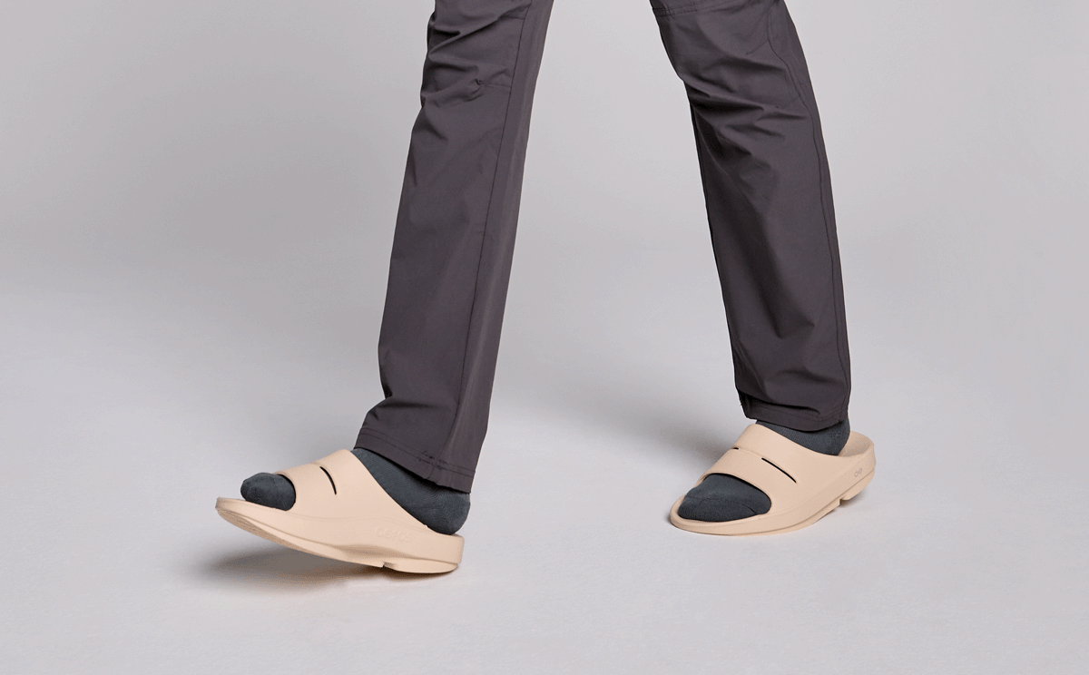 Men's OOahh Comfort Slide Sandals - Lightweight & Breathable for Beach, Pool & Casual Wear | Dune Color