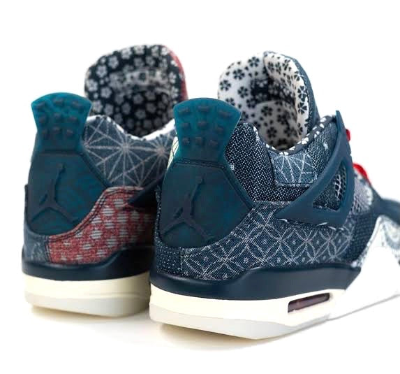 Air Jordan 4 Retro SE Sashiko Basketball Shoes - Men's High-Top Sneakers for Casual Wear & Street Style | Perfect for Basketball, Gym, and Everyday Fashion