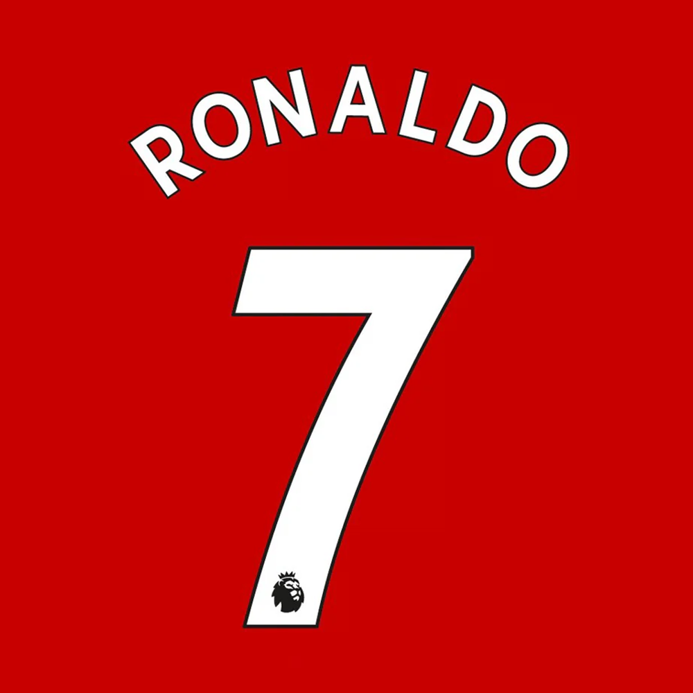 Official Premier League Cristiano Ronaldo 7 Jersey Print 2017 - Authentic White Soccer Shirt for Fans, Collectors & Sports Memorabilia - Perfect for Game Day, Wall Art & Football Decor