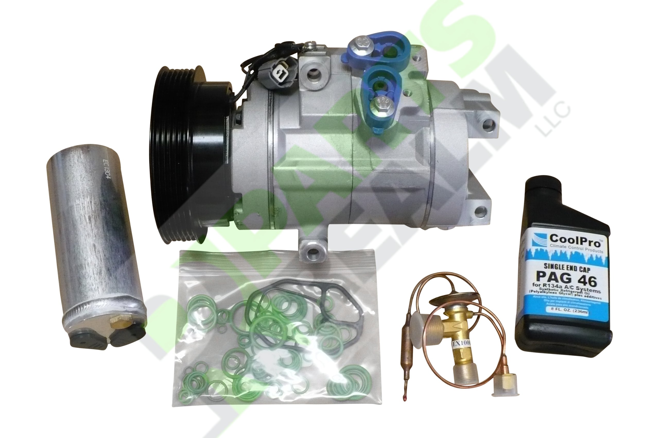 CO-0049AK Complete A/C Compressor Replacement Kit for Car & Truck - High Performance Auto Air Conditioning System Repair Kit | Perfect for DIY Mechanics & Professional Technicians