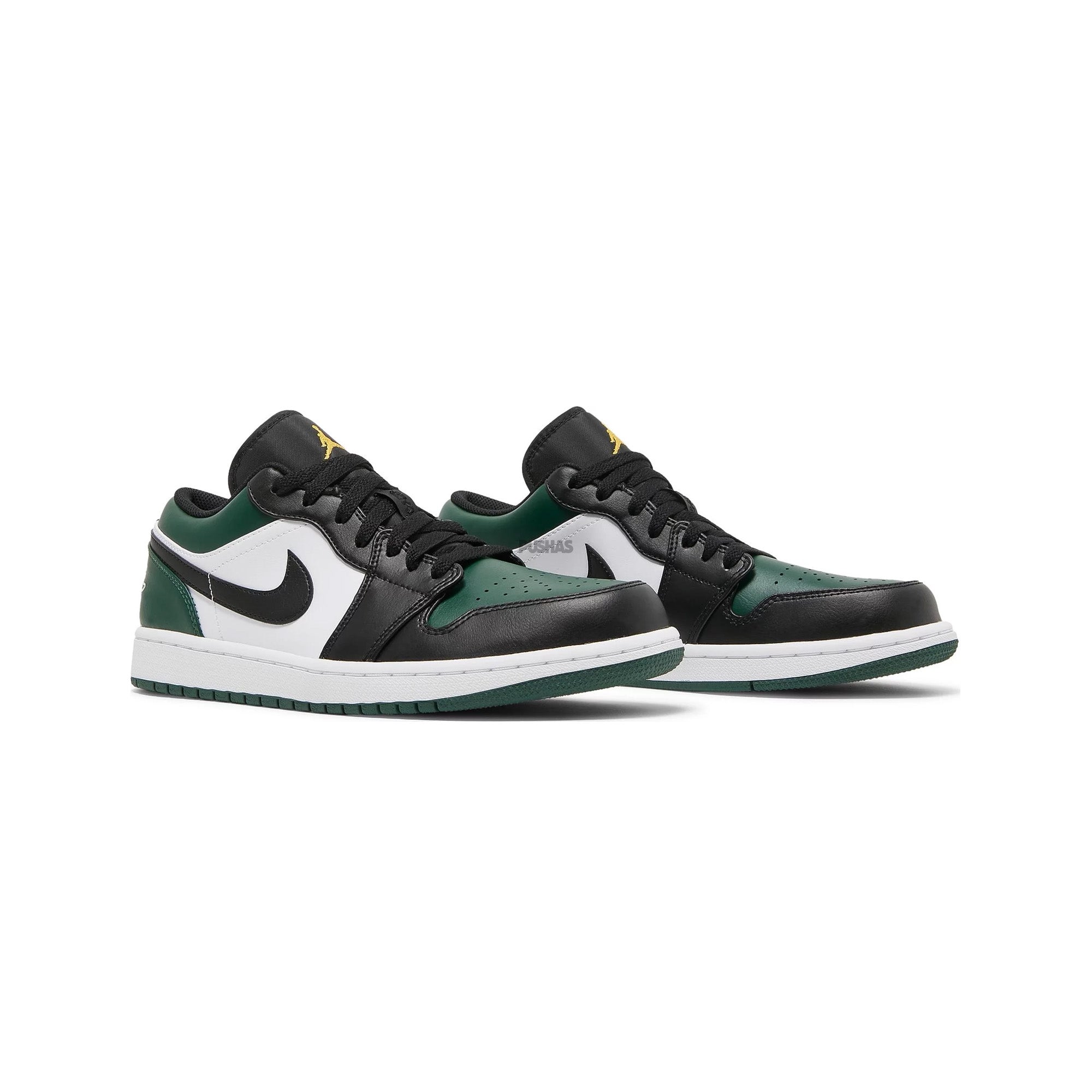 Air Jordan 1 Low 'Green Toe' Men's Basketball Shoes - Retro Sneakers for Casual Wear & Street Style Fashion | Perfect for Everyday Outfits, Gym & Urban Lifestyle